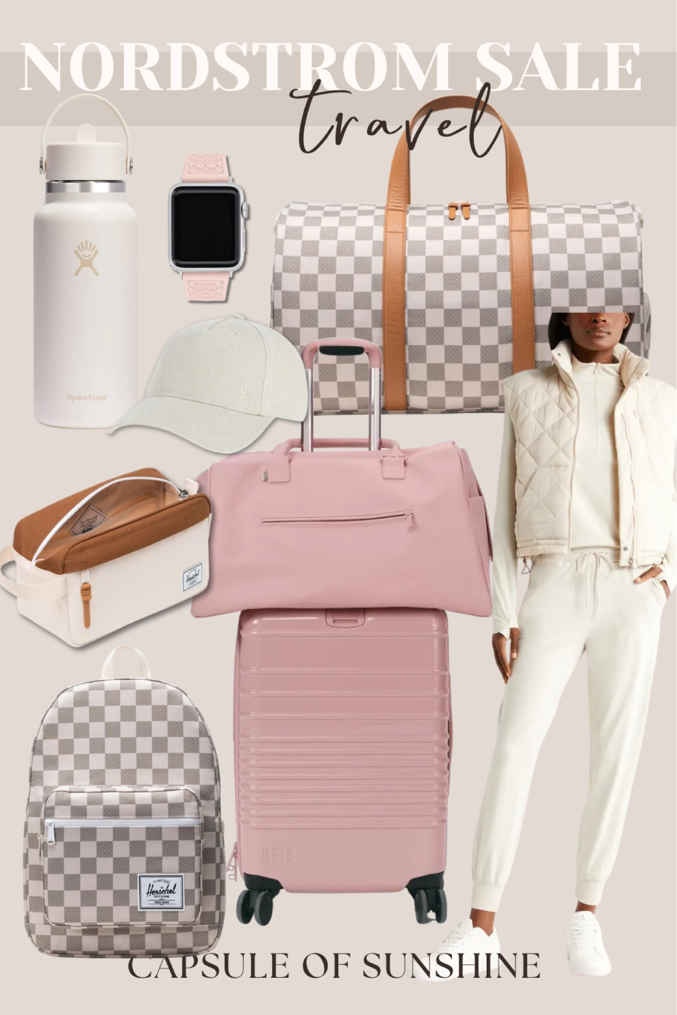 **Nordstrom Anniversary Sale Early Access has begun!** Starting today, July 10, Icons & Ambassadors now have access to shop. The sale will open to Influencers tomorrow, and everyone else on July 15. Be sure to start your Wish List now if you haven’t already and pull the trigger if you have early access! Several items are already starting to sell out!

If anything you want is currently sold out, you can receive restock alerts on the Nordstrom app!

**Nordstrom Anniversary Sale Travel Picks**

Nordstrom Anniversary Sale | Travel | Herschel Supply Co. Travel Backpack | Béis Weekender Bag | Béis 21-inch Rolling Spinner Suitcase | Hydro Flask 32-ounce Water Bottle | Yeti Baseball Cap | Apple Watch | Herschel Supply Co. Chapter Dopp Kit | Alo Yoga Quilted Vest | Capsule of Sunshine | NSALE

#NordstromAnniversarySale #TravelGear #HerschelSupplyCo #BeisTravel #HydroFlask #Yeti #AppleWatch #AloYoga #TravelEssentials #FashionDeals #CapsuleOfSunshine #NSALE #WardrobeEssentials #SaleAlert #FallFashion #ltkpicks

#LTKSummerSales #LTKTravel #LTKxNSale