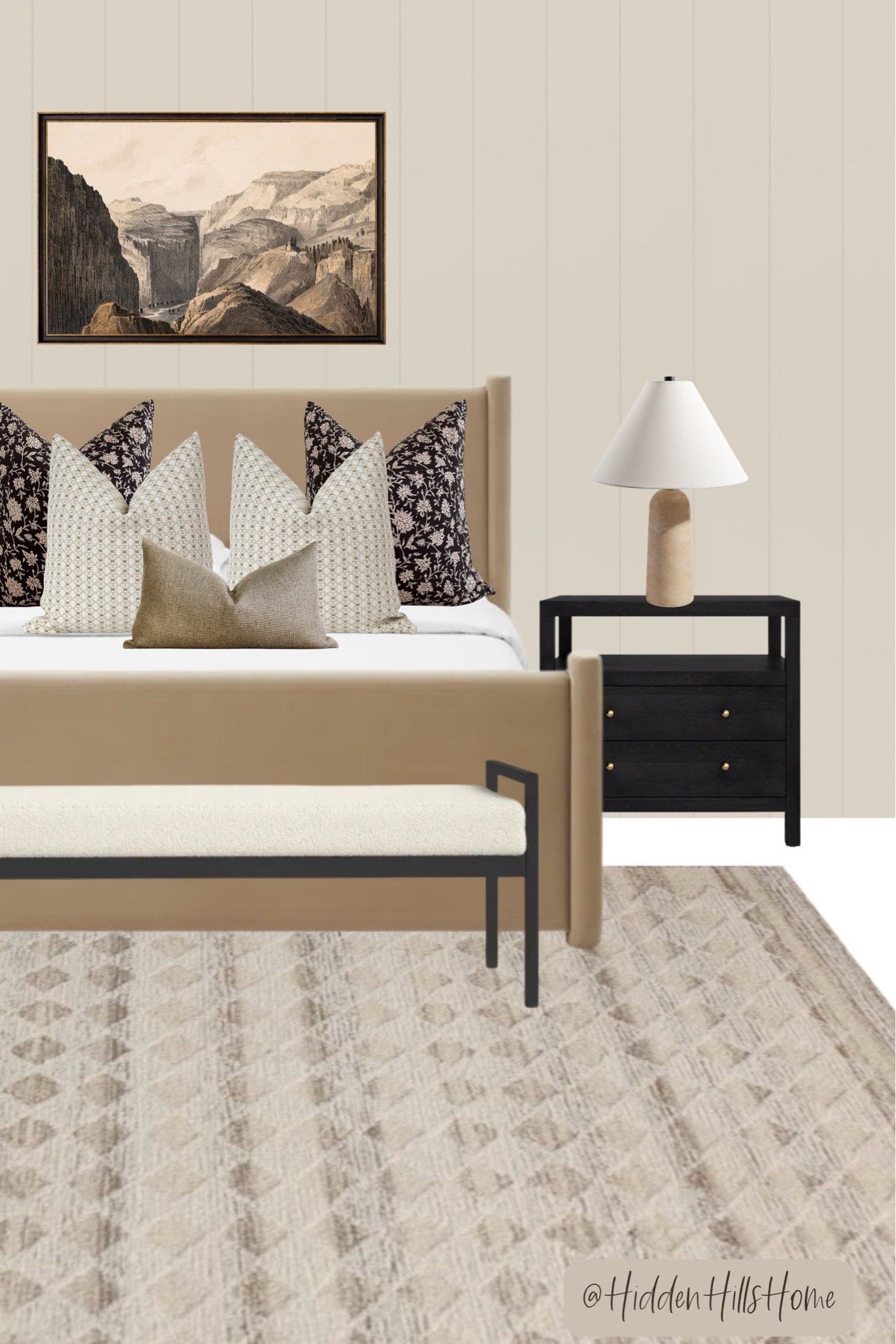 Cozy bedroom decor mood board, bedroom design, bedding, home decor ideas, master bedroom inspiration, bedroom rug, dresser

#LTKHome #LTKSaleAlert #LTKSeasonal