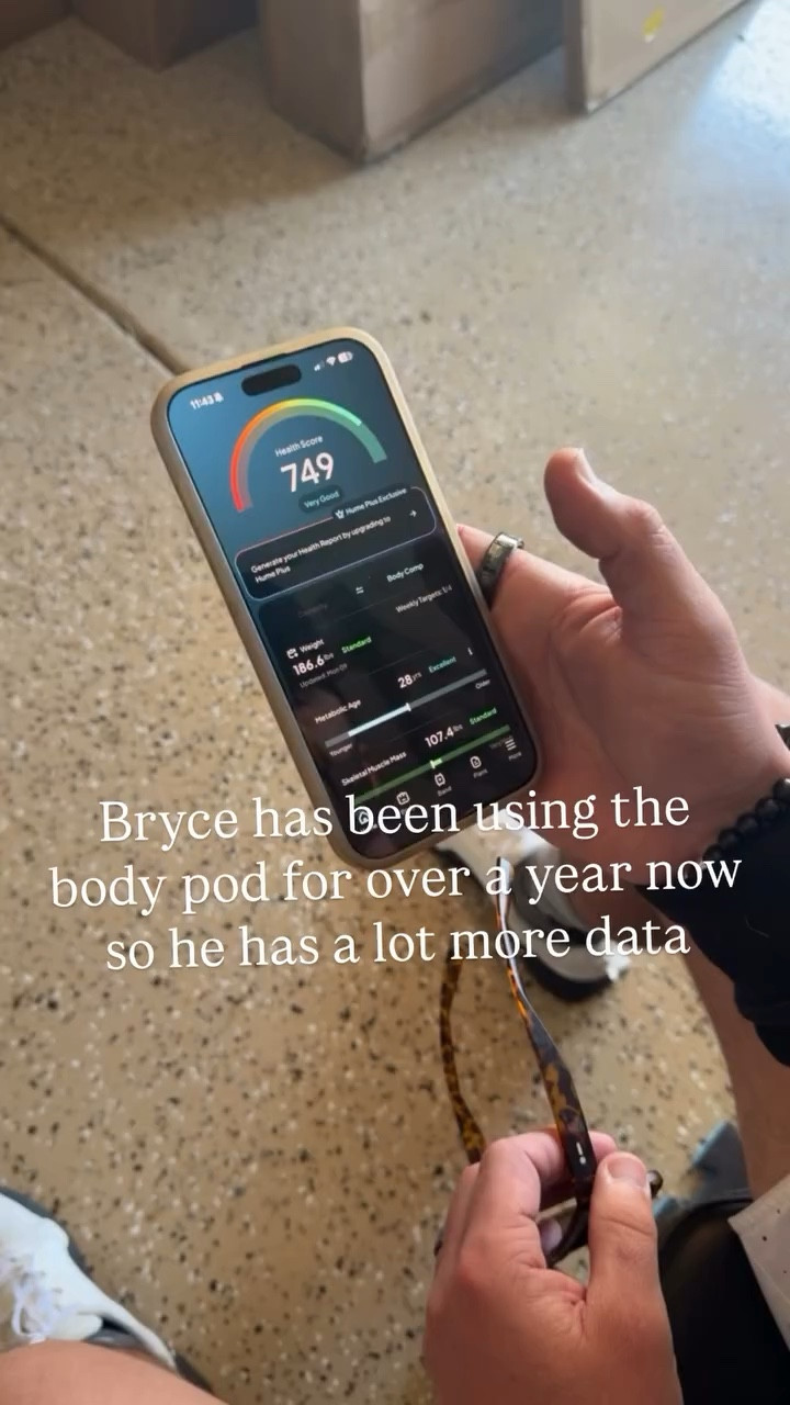 Bryce has been using the body pod for over a year now so he has a lot more data