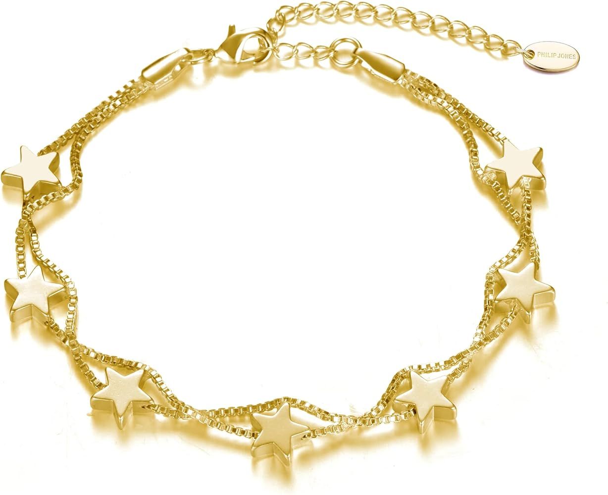 Philip Jones Gold Plated Star Bracelet | Amazon (UK)