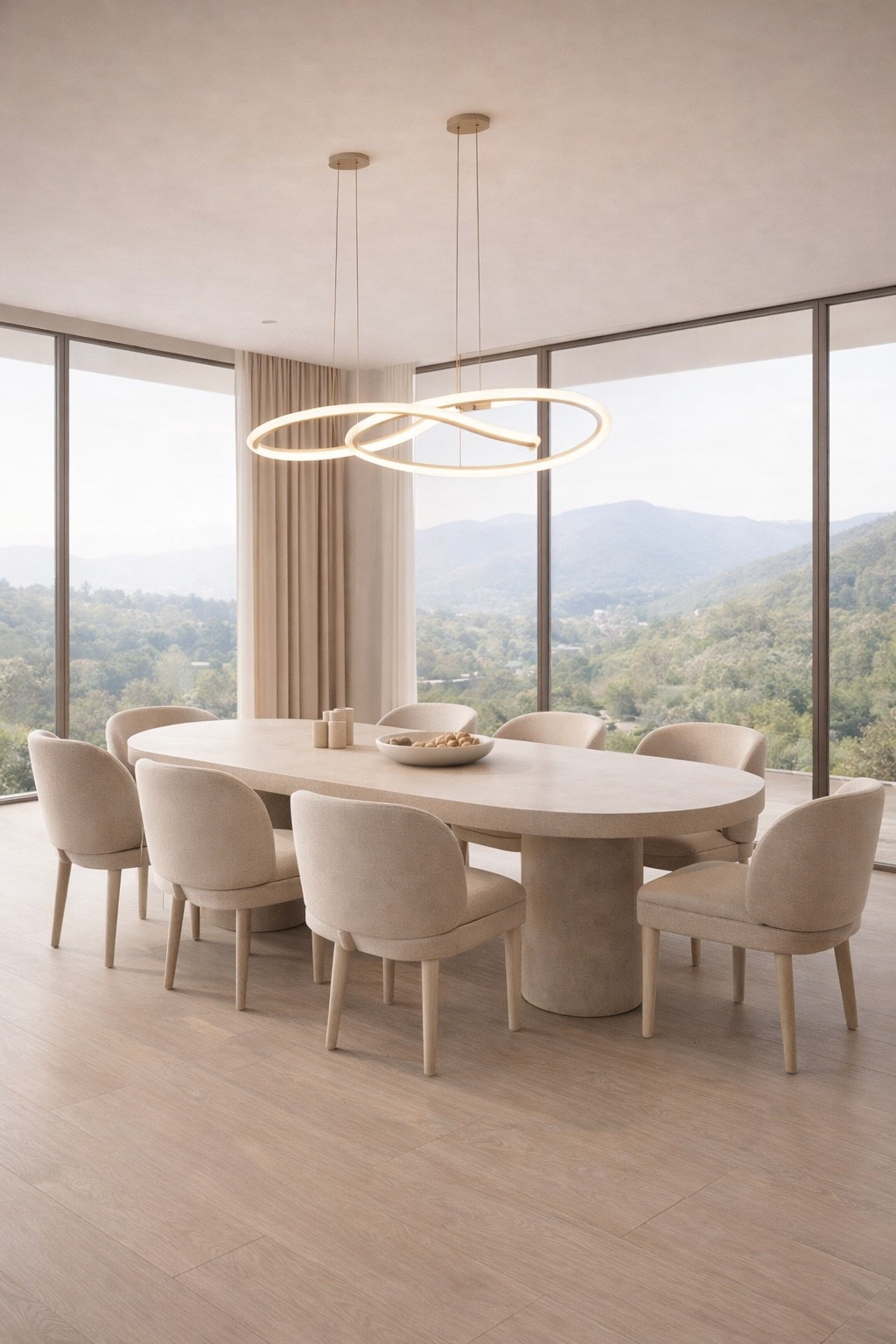 A serene modern dining room designed in warm neutral tones with panoramic windows and sculptural LED lighting.
This minimalist space blends soft textures, elegant dining chairs, and a statement table — perfect inspiration for a luxury contemporary home.

Save this pin for modern dining room ideas, neutral interiors, and minimalist home decor.
Shop similar furniture, lighting, and decor through my LTK for a curated modern look 🤍
#moderninterior
#diningroomdesign
#modernhome
#neutralinterior
#minimalistdecor
#luxuryinteriors
#modernfurniture
#interiorinspiration
#homedecorideas
#ltkhome
#ltkinteriors
#modernliving
#contemporarydesign
#interiorgoals


#LTKSaleAlert #LTKHome #LTKGiftGuide