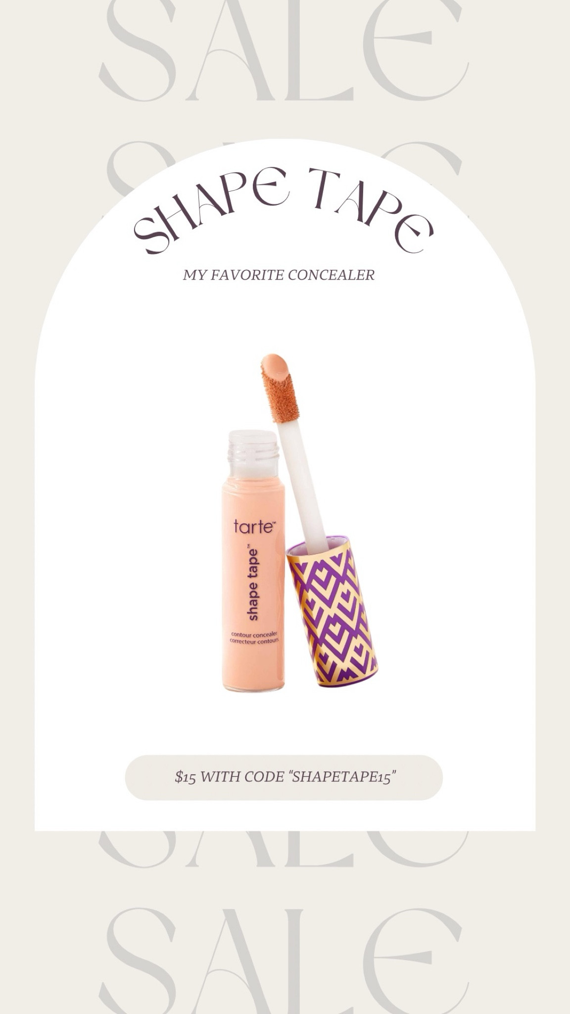My favorite concealer is $15 for a limited time! Use code SHAPETAPE15 

#LTKsalealert #LTKbeauty