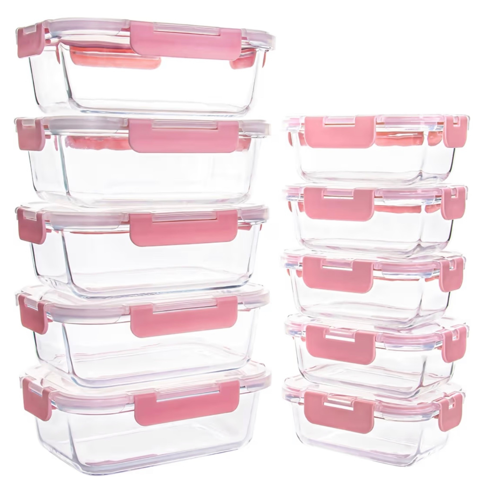 10 Pack Glass Food Storage Containers, Glass Meal Prep Containers with Lids Leak Proof, Microwave & Freezer Safe (34oz & 12oz)

#LTKfitnessgoals #LTKdayinmylife #LTKfoodie