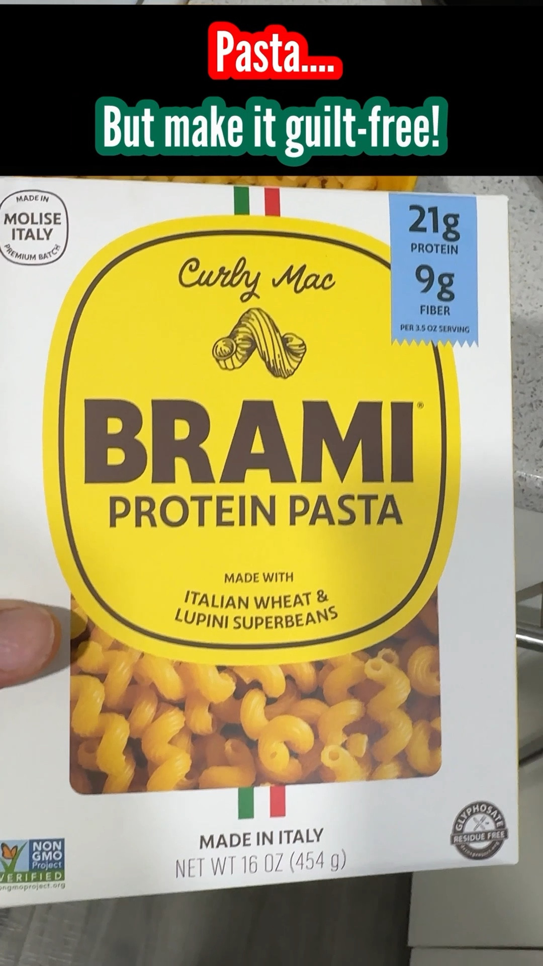 🍝✨ Meet my new pantry staple: Brami Protein Pasta Fusilli!

Made in Italy with just 2 simple ingredients, it’s the perfect way to upgrade pasta night without the guilt. 🇮🇹

💪 21g protein per serving
🌱 9g fiber for fullness
🥣 Only two ingredients (lupini beans + water!)
✔️ Gluten-free & plant-based

The texture is chef’s kiss — hearty, springy, and holds onto sauces beautifully. 

I’ve been pairing it with roasted veggies, creamy Alfredo, or a simple marinara, and it tastes just like the pasta you grew up with… only smarter.

👉 Shop it now on my LTK! 

#ProteinPasta #HealthyEats #MadeInItaly #LTKFoodie #LTKWellness #BramiPasta


#LTKActive