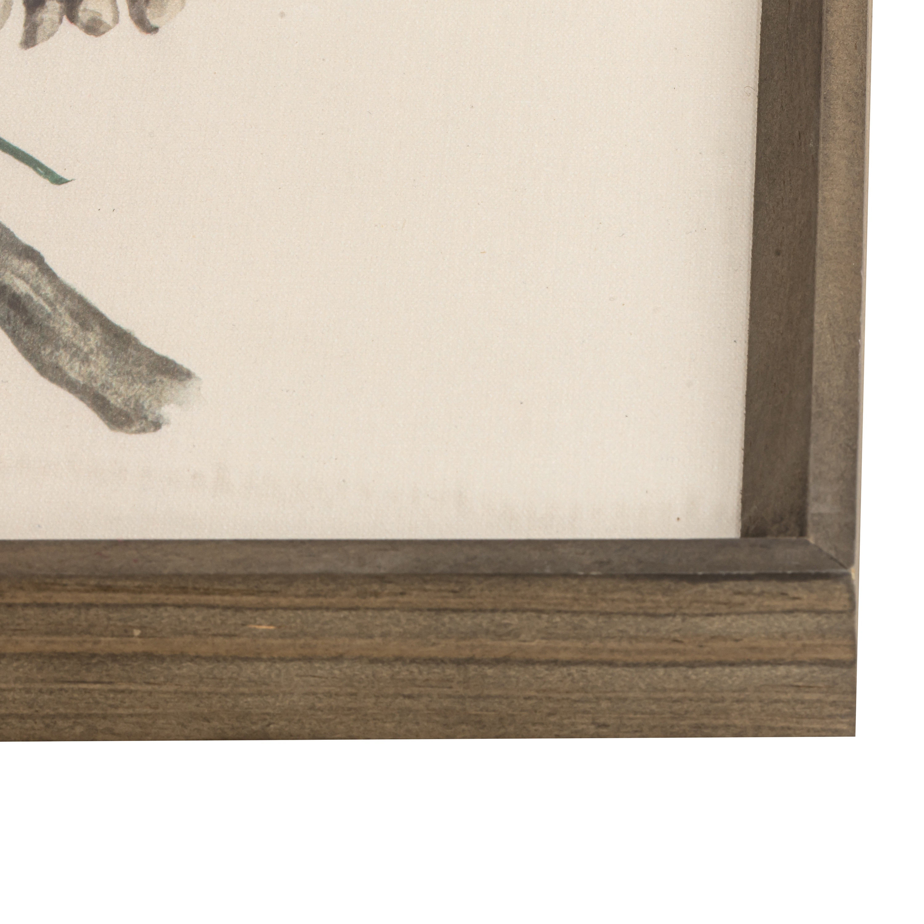 Pinecones Reclaimed Wood Framed Linen Print Under Glass 2Pc Set | Walmart (US)