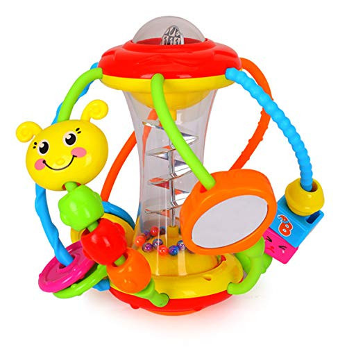 HOLA Baby Toys 0-6-12 Months, Baby Rattle Toys Activity Ball Infant Toys 6 Month Old Baby Toys 3-6 Months, Shaker Grab Spin Travel Toys Easter Basket Stuffers | Amazon (US)
