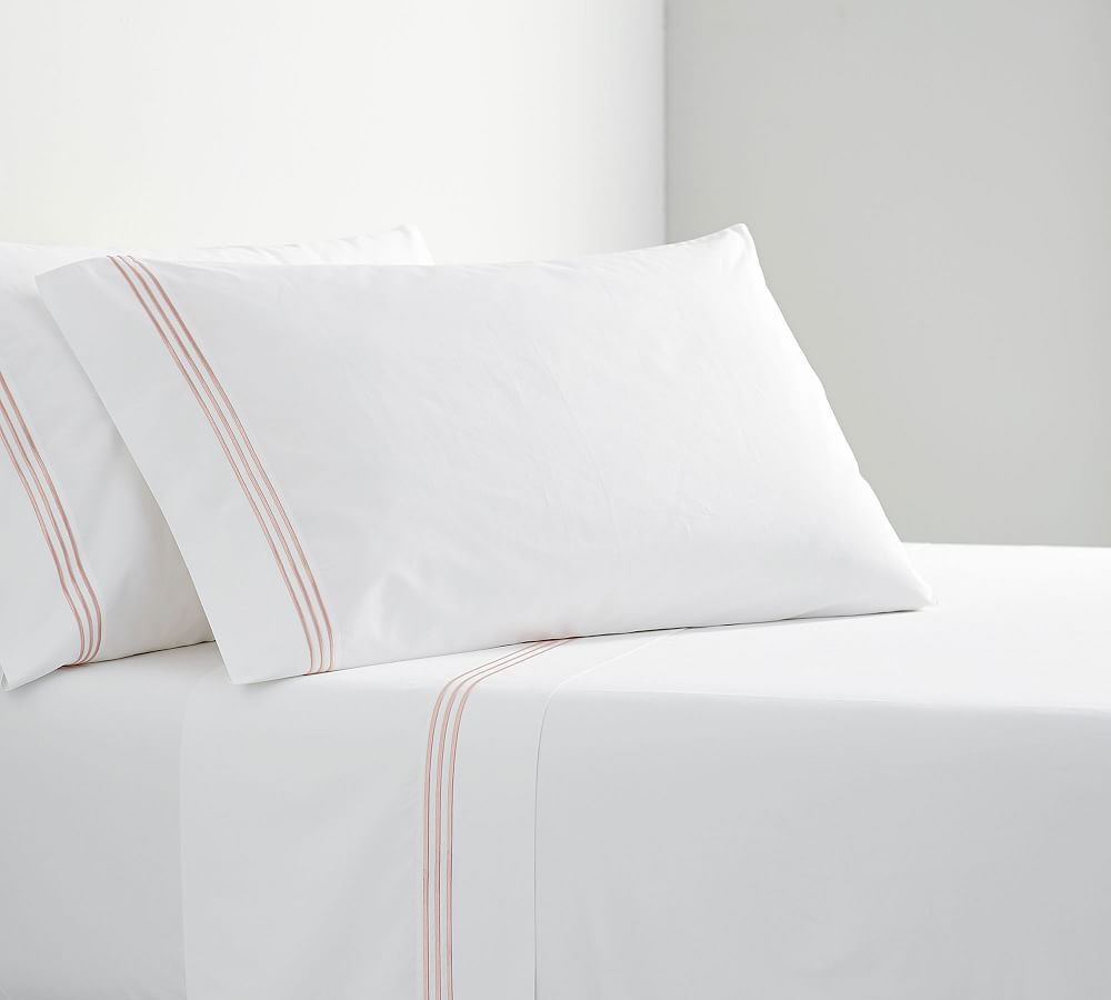 Grand Organic Percale Sheet Set | Pottery Barn (US)