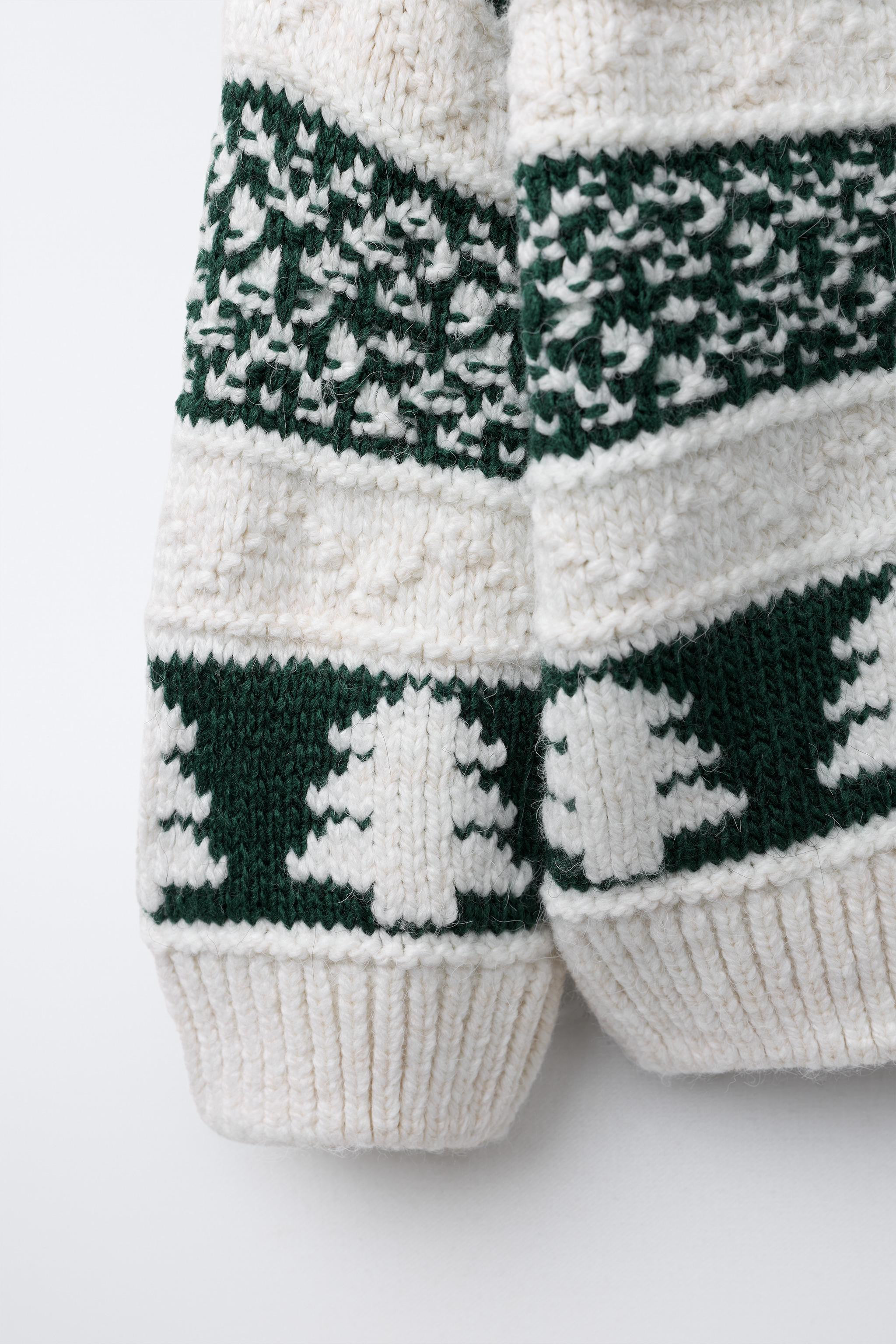 TREE PRINT KNIT SWEATER | Zara US