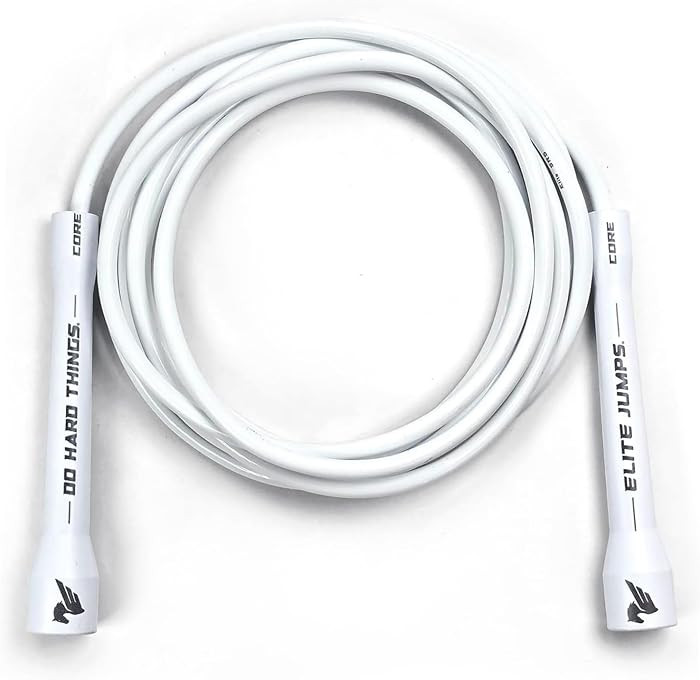Elite Jumps Adjustable Jump Rope – 6mm PVC Training Rope for Fitness & Cardio | Indoor/Outdoor ... | Amazon (US)