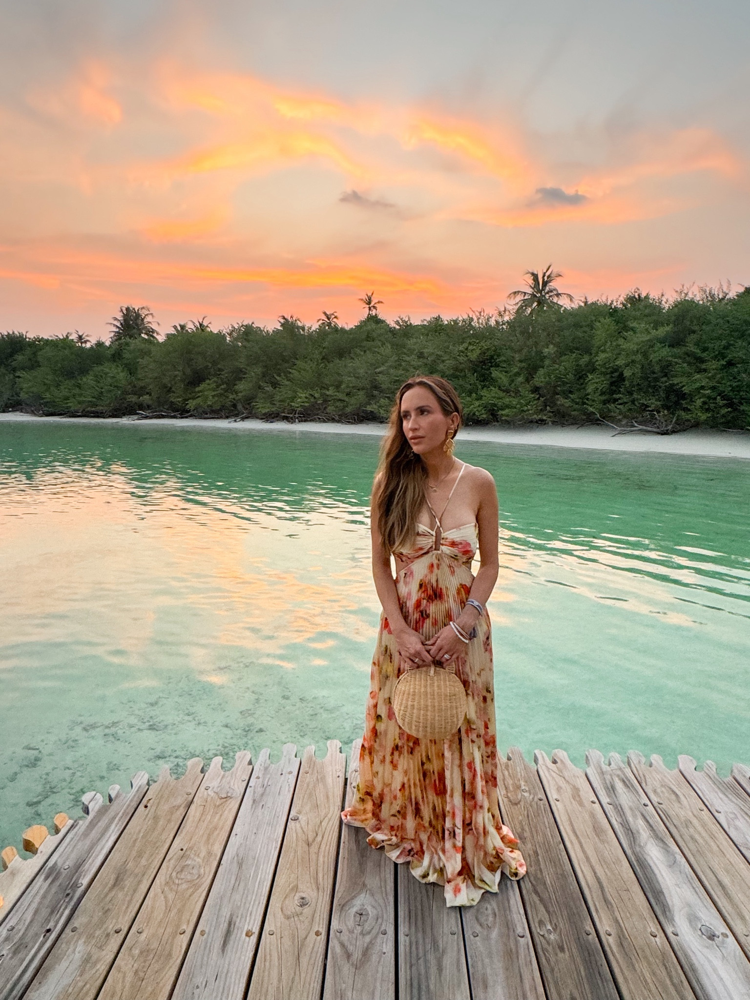 The perfect summer maxi dress! I love the fit and color. The cut outs feel sexy without being too revealing and the fabric is so comfortable. Paired it with a straw bag and flats!

#tropical #tropicalvacation #alc #alcltd #summerlook #maxidress #strawbag #beachbag #travelstyle #beachlook #beachbag #maxi 

#LTKSeasonal #LTKtravel #LTKstyletip
