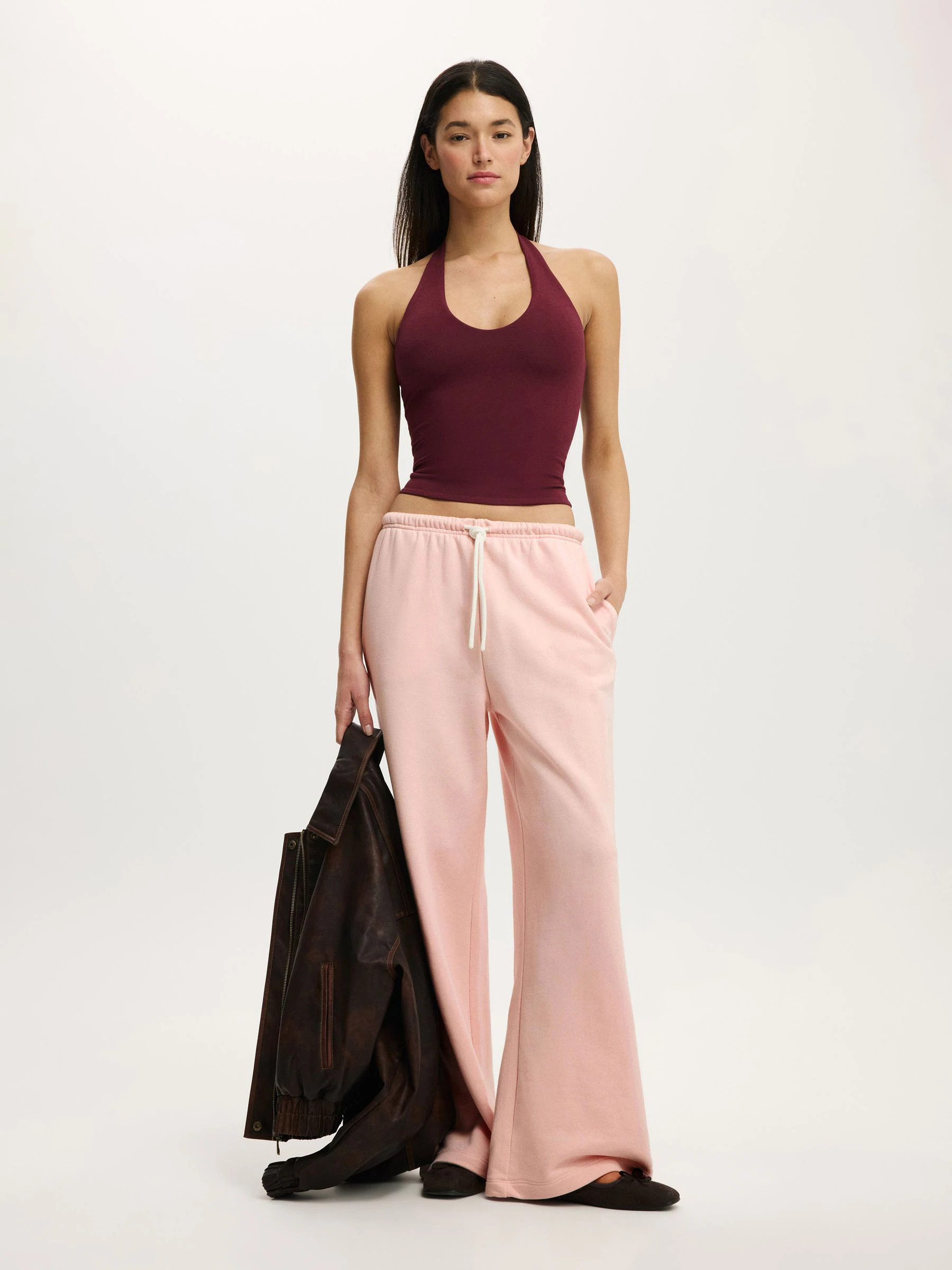 Cotton On Cotton On Pink Wide Leg Joggers | Next US
