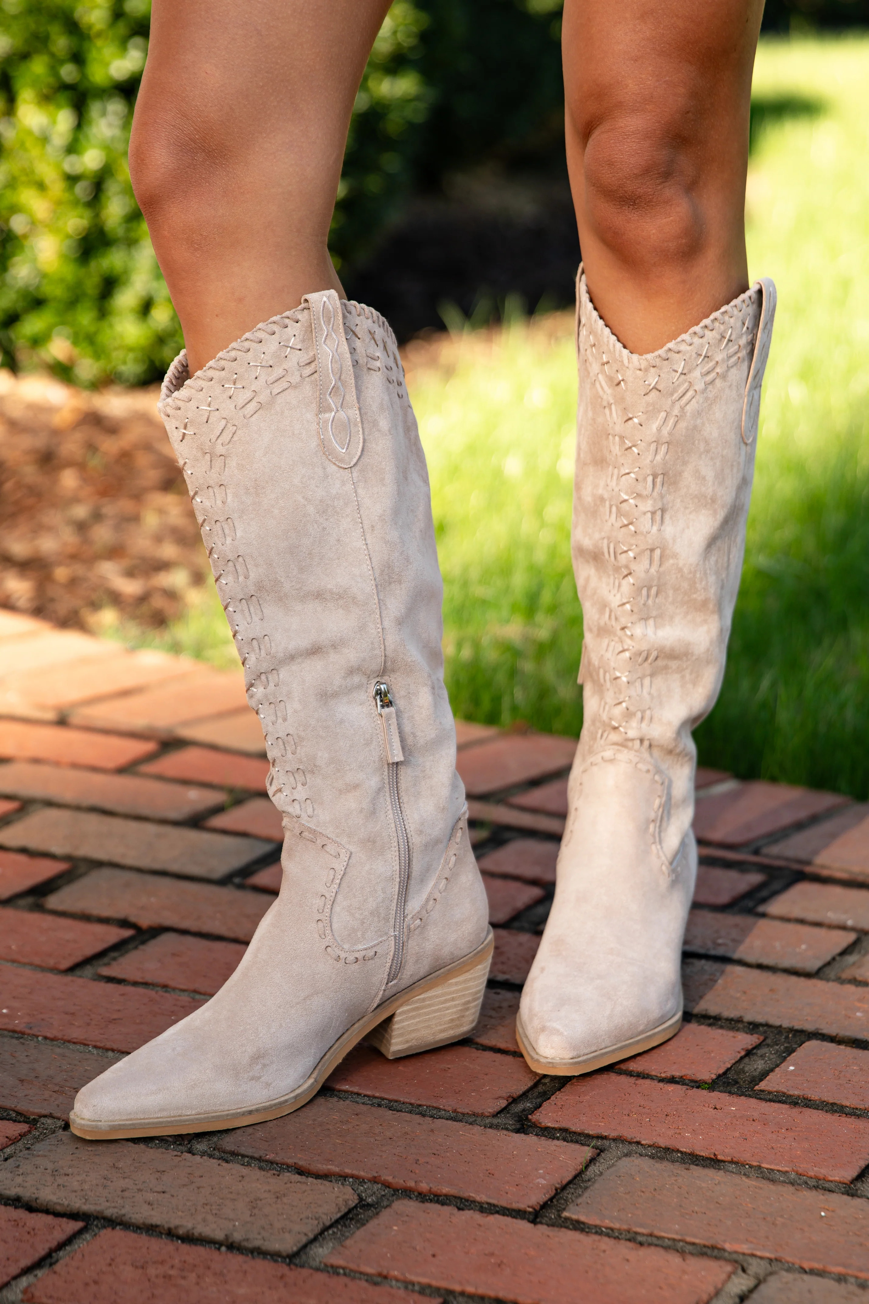 Cute Beige Western Boots | Women's Boots | ShopDressUp | Dress Up