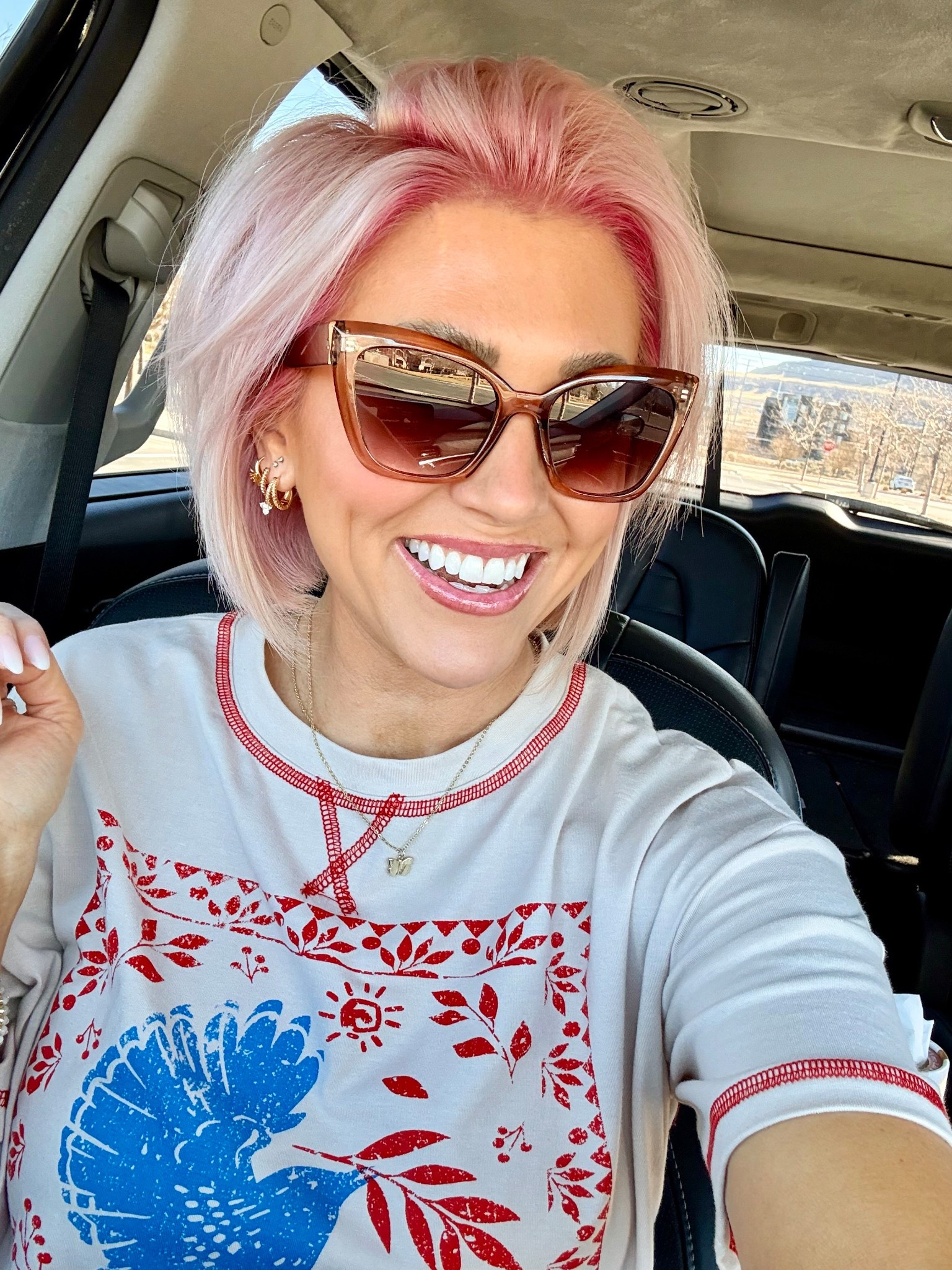 Accessories on point! New fave sunnies from Target, earrings I leave in for weeks- all Amazon! 

#LTKSpringSale #LTKmomlife #LTKSaleAlert