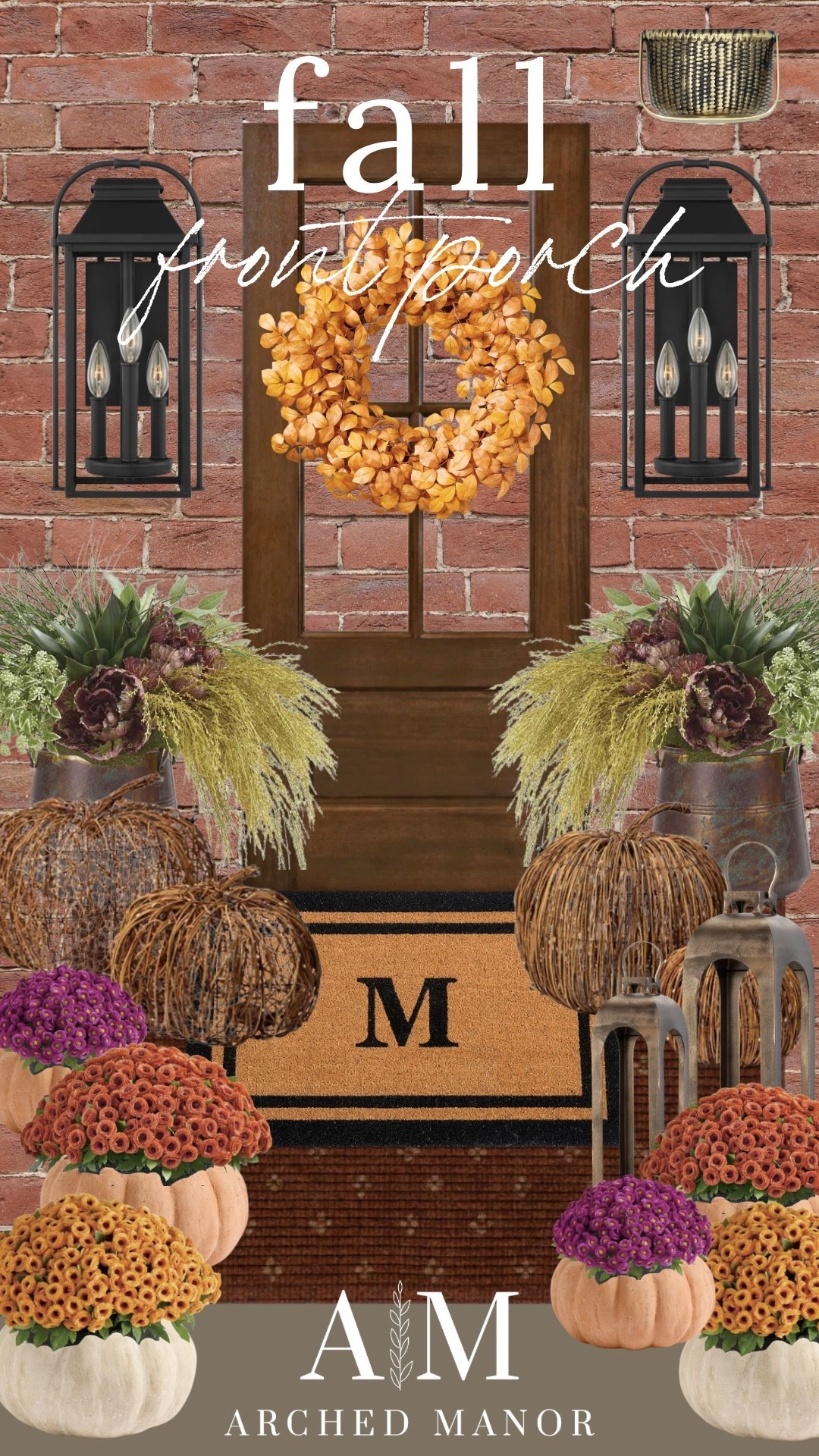How stunning is this fall front porch! From the perfect planters to faux florals and lighting, it’s all here. ❤️🤎

#LTKSeasonal #LTKHome