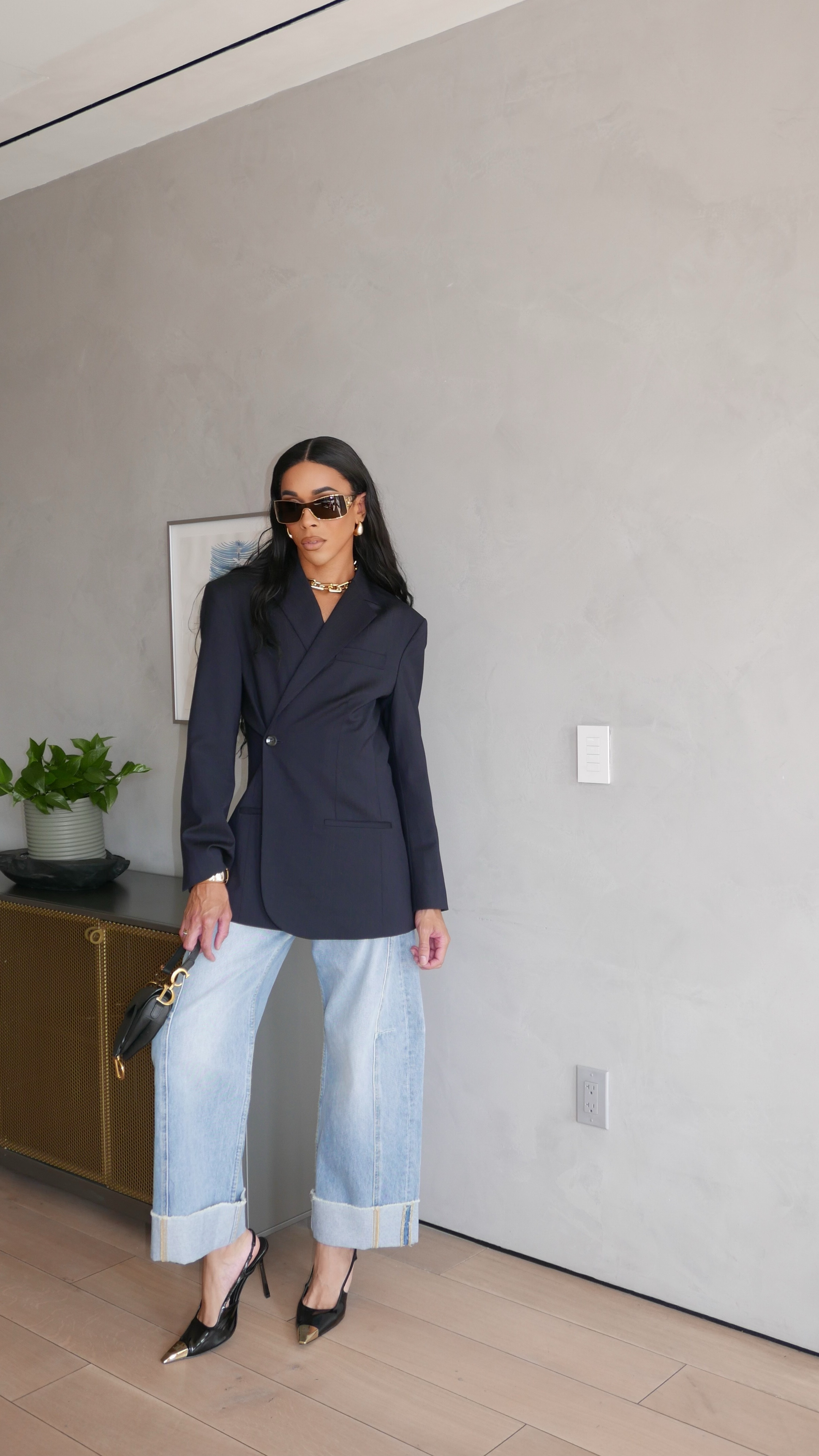 #GRWM Standing on Business Mondays look. 

#LTKU #LTKStyleTip