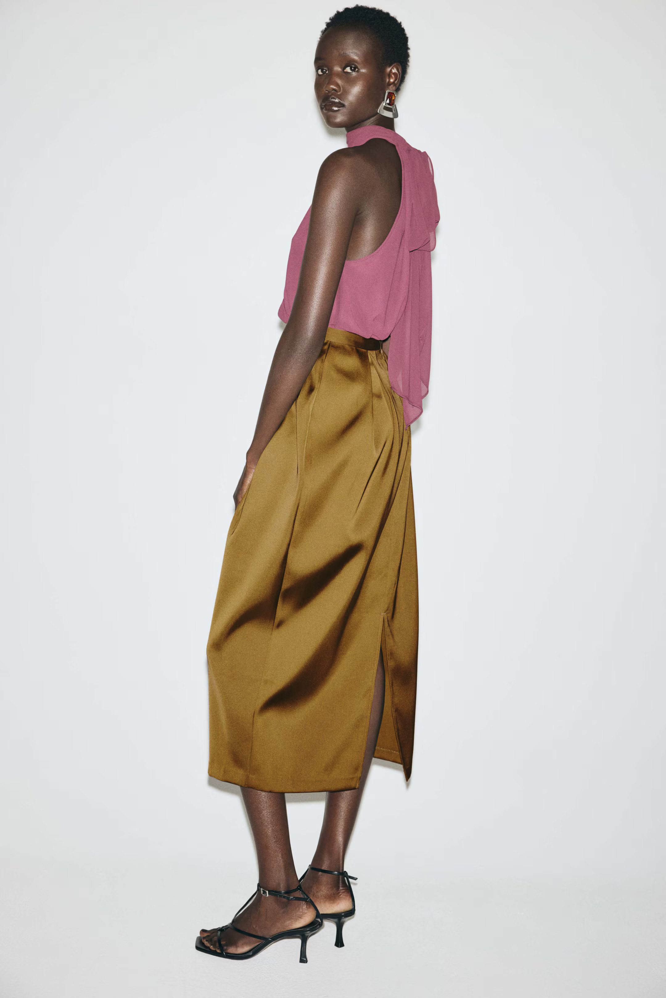 Satin Tulip Skirt | H&M (US + CA)