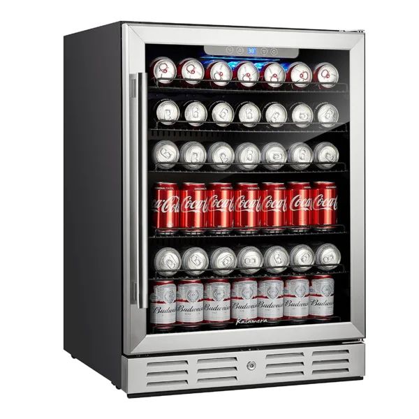 Kalamera Built-in Refrigeration 175 Cans (12 oz.) 5.3 Cubic Feet Convertible Beverage Refrigerato... | Wayfair North America