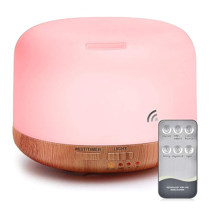 Essential Oil Air Mist Diffuser - Quiet Aroma Essential Oil Diffuser with Adjustable Cool Mist Hu... | Amazon (US)