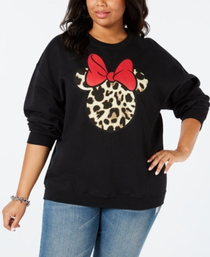 Disney by Love Tribe Trendy Plus Size Minnie Mouse Sweatshirt | Macys (US)
