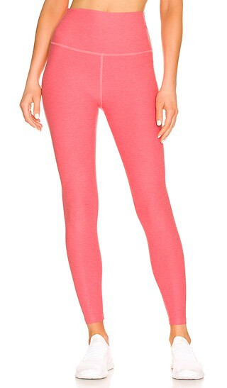Beyond Yoga Spacedye Caught in the Midi High Waisted Legging in Pink. - size L (also in M) | Revolve Clothing (Global)