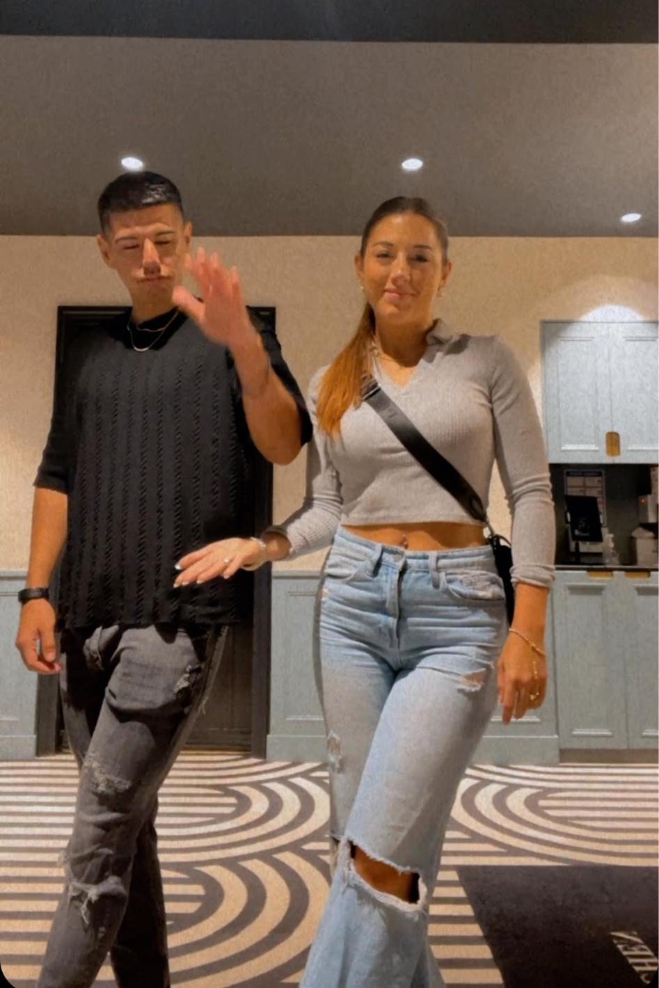 Wearing a size small in the shirt and sized up in the pants!! 

#LTKtravel #LTKU #LTKeurope