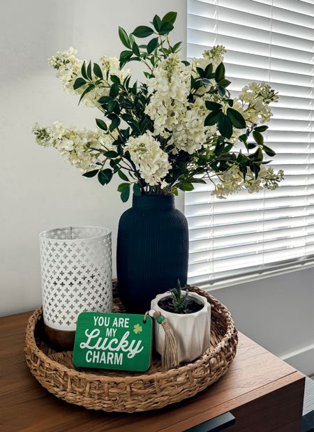 Added a few spring stems to our sideboard table plus added a touch of St. Pattys Day. 

Spring Flowers • Sideboard • Spring Decor • Home Decor • Neutral Home • Aesthetic Home

#springflorals #springdecor #homedecor #sideboard #homeaestheticn

#LTKhome