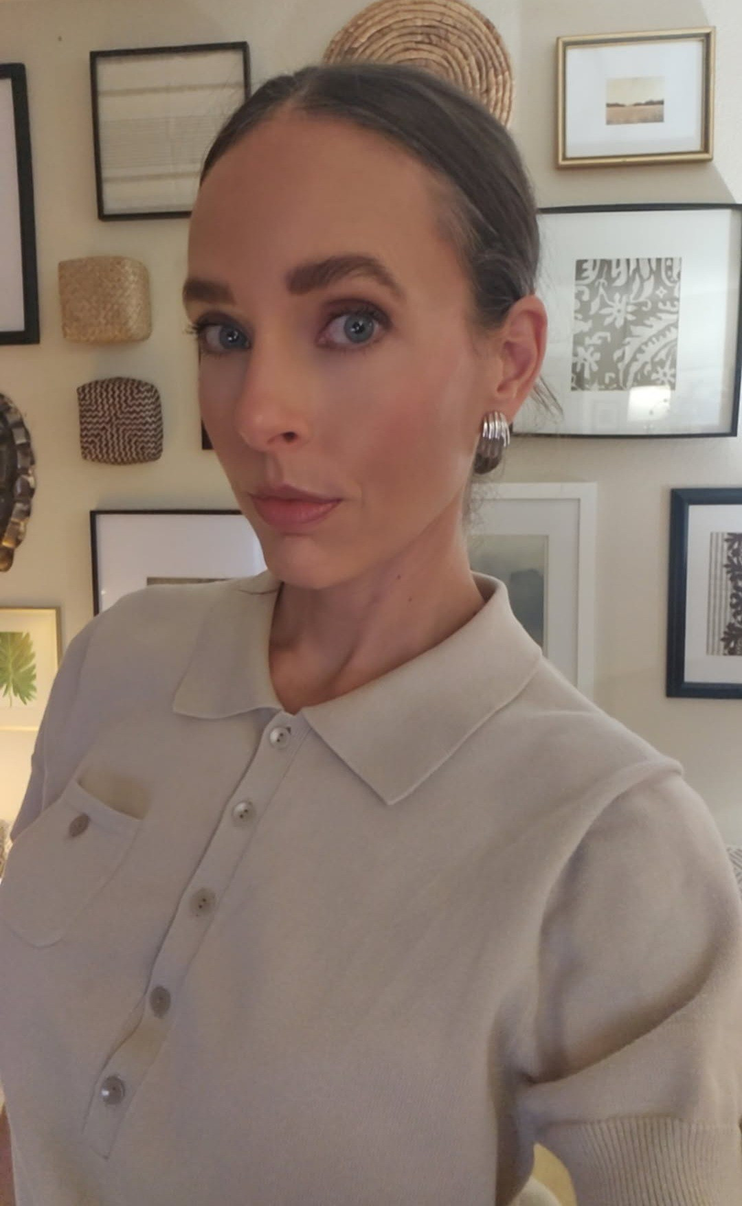 A neutral polo sweater can offer so many different outfits for fall. Beige short sleeve polo sweater. Collared sweater. Beige neutral knit polo top. Fall style

#LTKSeasonal #LTKSaleAlert