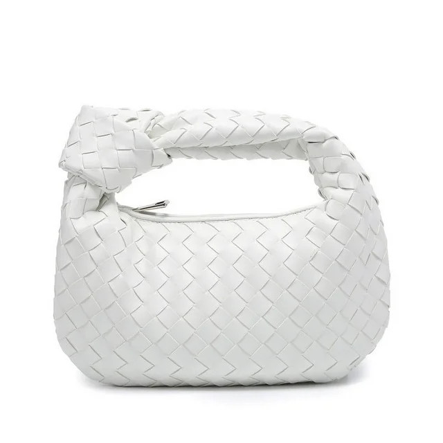Kcomotee Knoted Woven Handbag for Women Fashion Designer Ladies Hobo Bag Bucket Purse Faux Leathe... | Walmart (US)