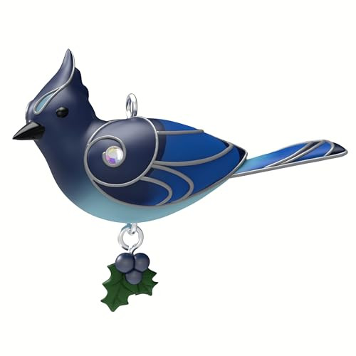 Hallmark Keepsake 0.78" Miniature Christmas Ornament 2024, Mini Steller's Jay, Gift for Her | Amazon (US)