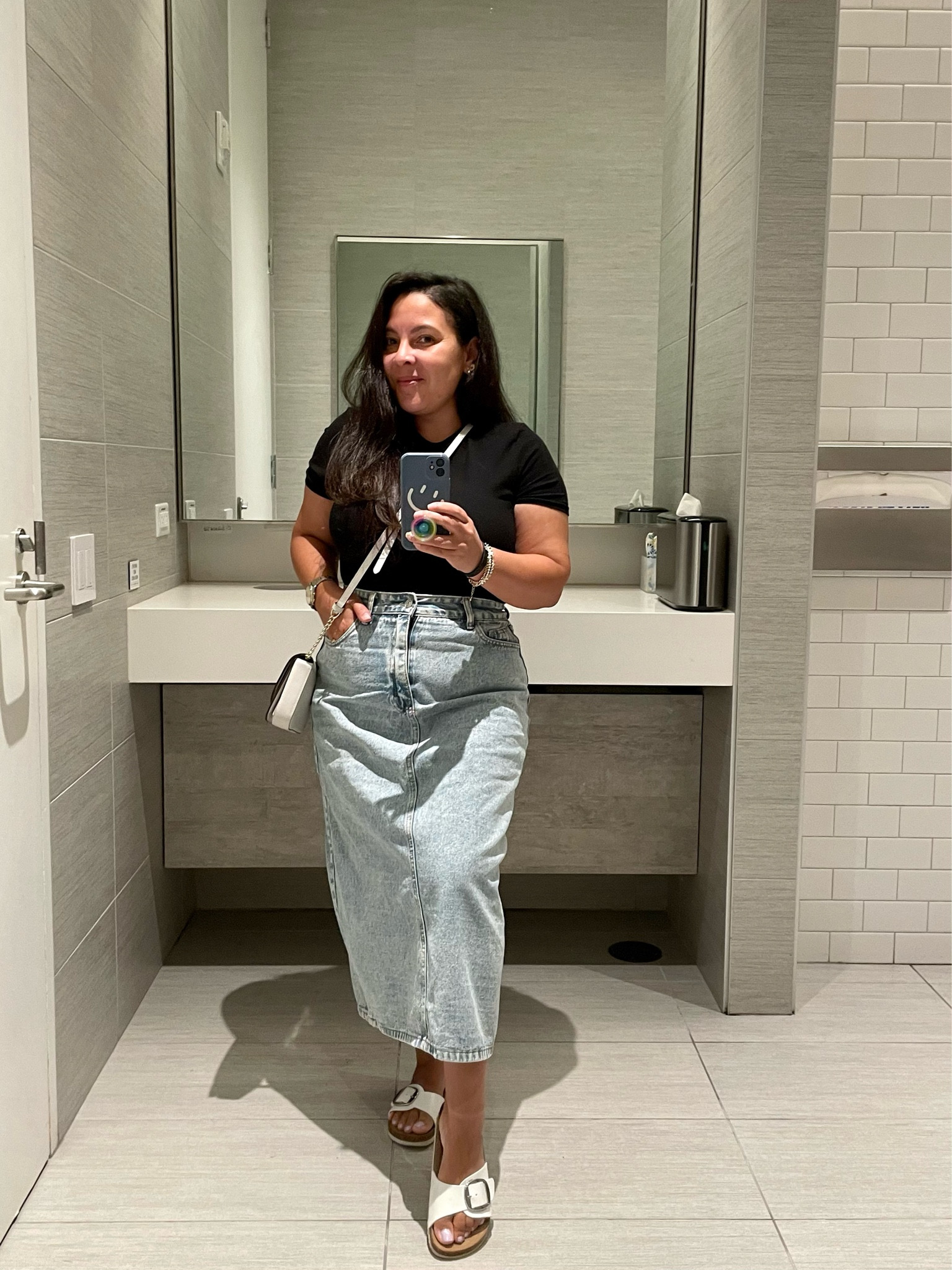 High waisted jean skirts are a must for this summer/ fall. 

#LTKmidsize #LTKcurves #LTKover40