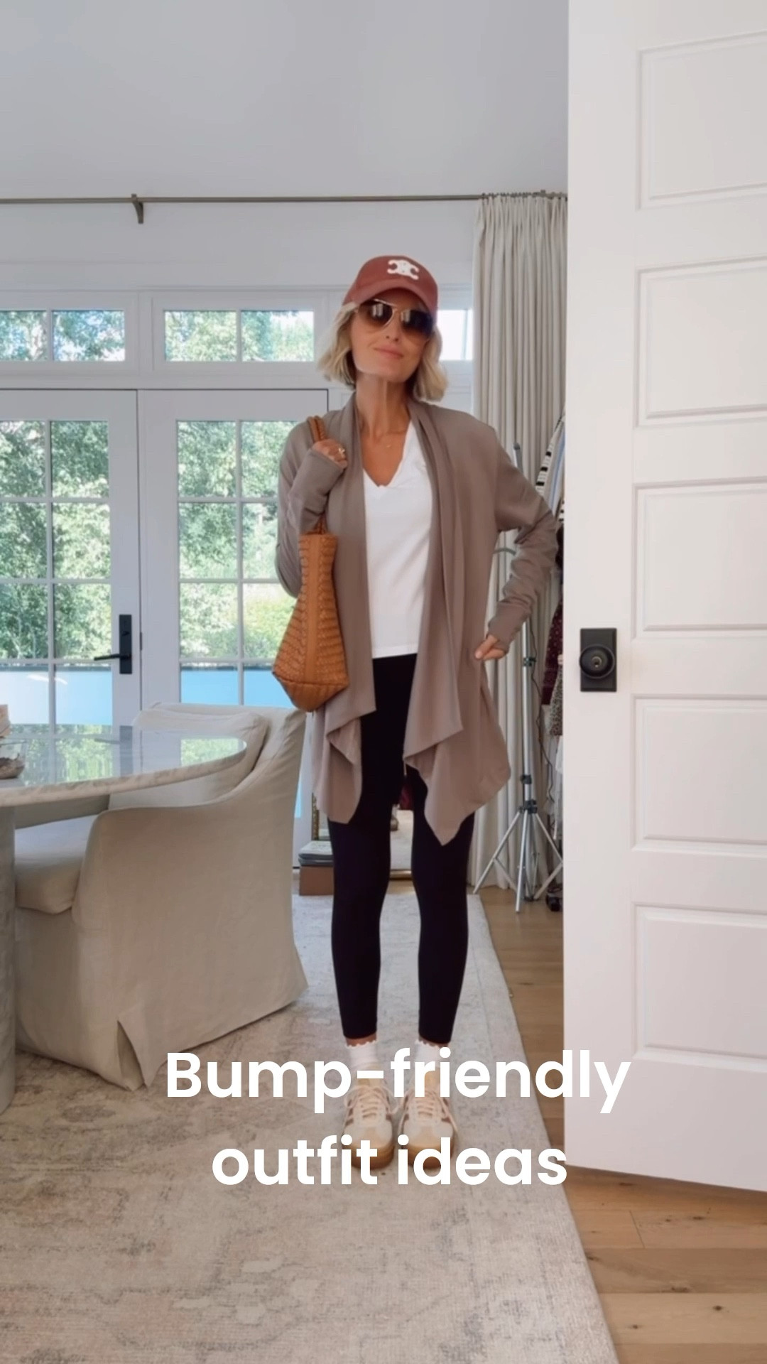 I got this neutral wrap from Athleta recently & really love it! Perfect for throwing over a white tee and black leggings for the fall! I always love adding ruffle socks to my athleisure looks! 

Loverly Grey, athleisure outfit, activewear, maternity outfit, bump friendly, wrap, cardigan, leggings, ruffle socks 

#LTKStyleTip #LTKActive #LTKBump