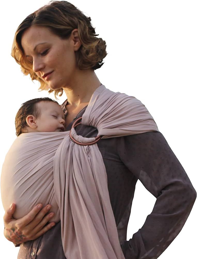 Nalakai Ring Sling Baby Carrier - Luxury Bamboo and Linen Baby Sling - Baby Wrap | Amazon (US)