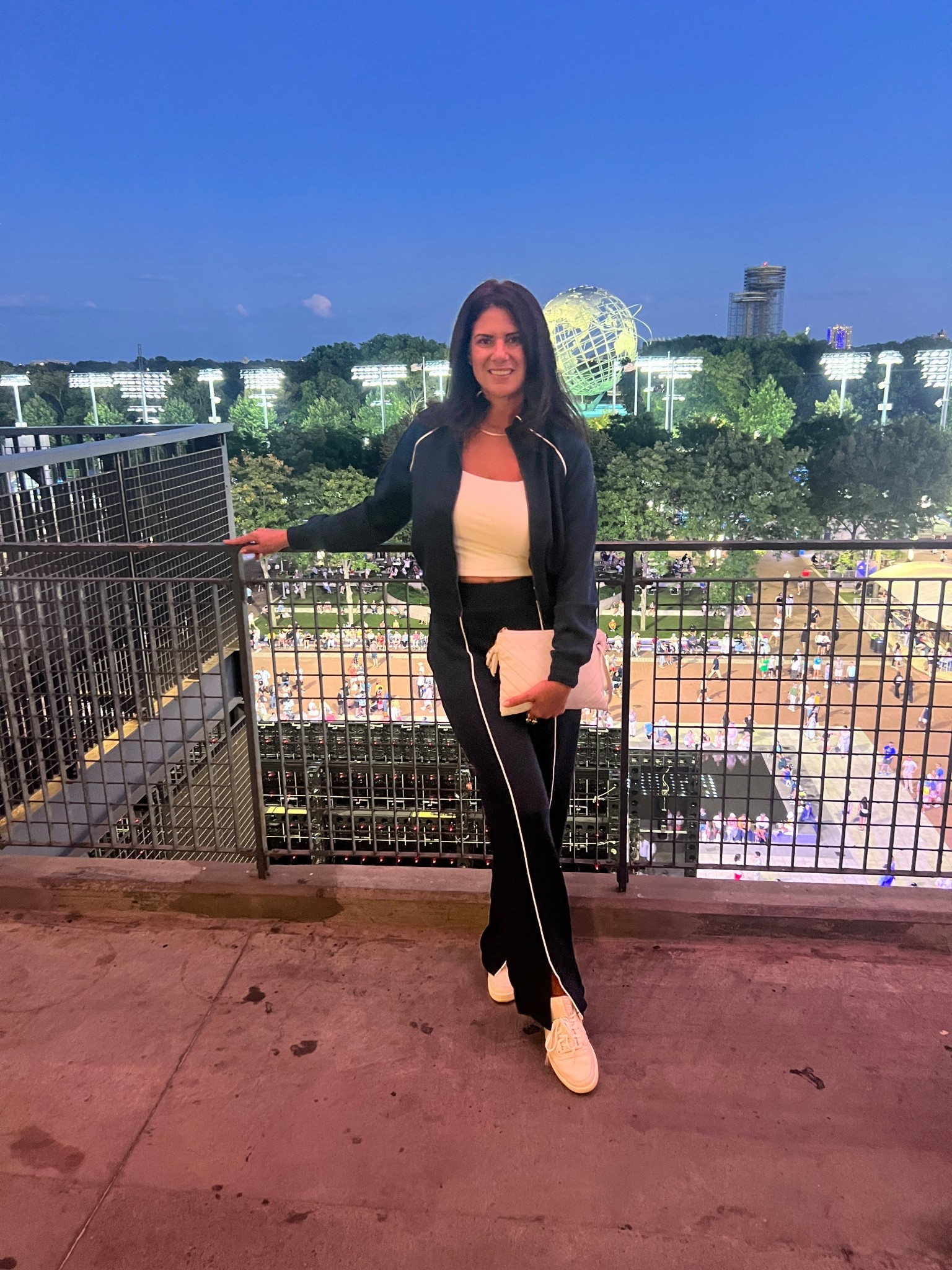 US open fit from Spanx. I took a small in both the jacket and pant and a medium in the Gap tank. 
5’7”, 150 lbs

#LTKActive #LTKFindsUnder100 #LTKOver40