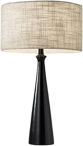 Adesso 1517-01 Linda 21.5" Table Lamp, Black, Smart Outlet Compatible | Amazon (US)