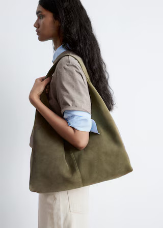 Large Suede Tote Bag | & Other Stories UK