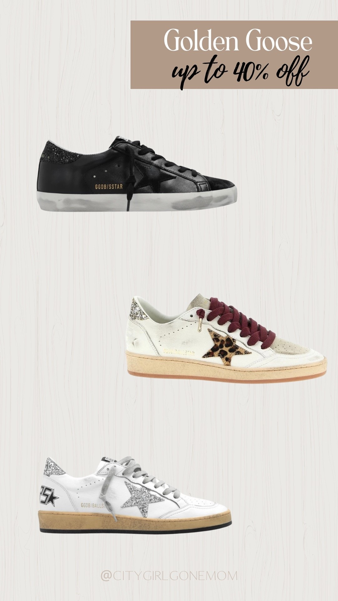 Golden Goose sneakers up to 40% off!! 

#LTKValentine #LTKmomlife #LTKSaleAlert