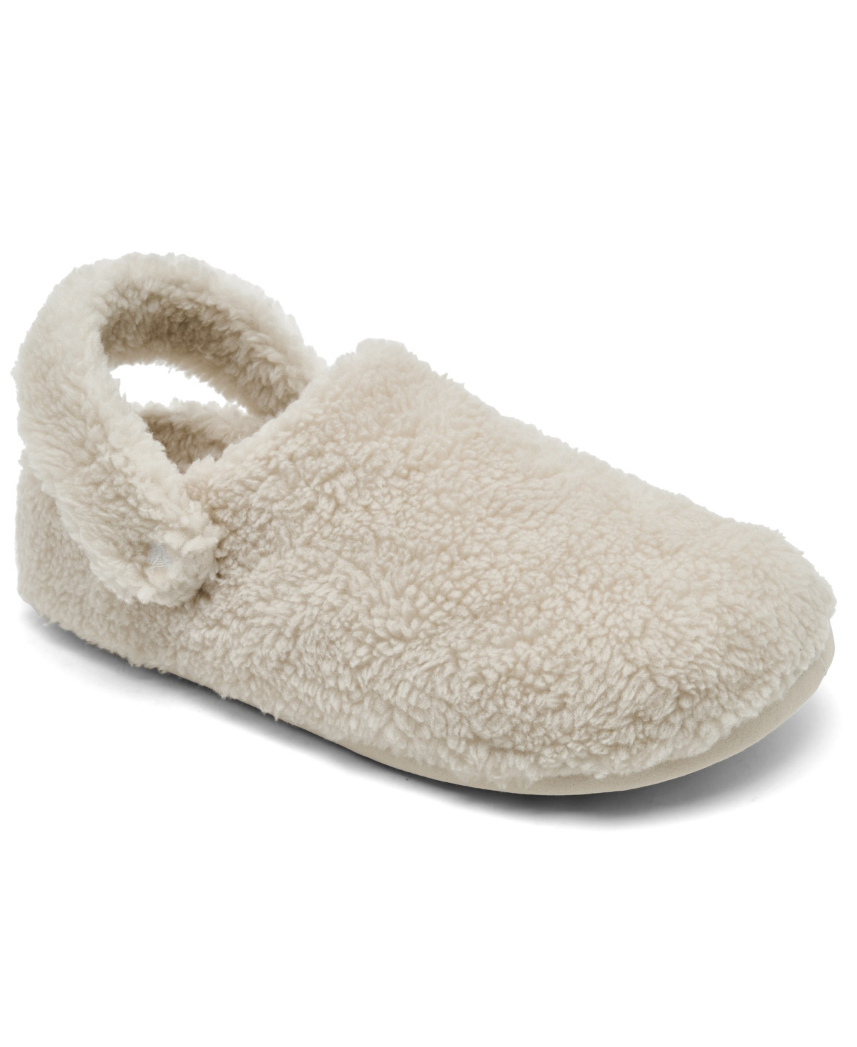 Crocs Women's Classic Cozzzy Slippers from Finish Line - Stucco | Macy's
