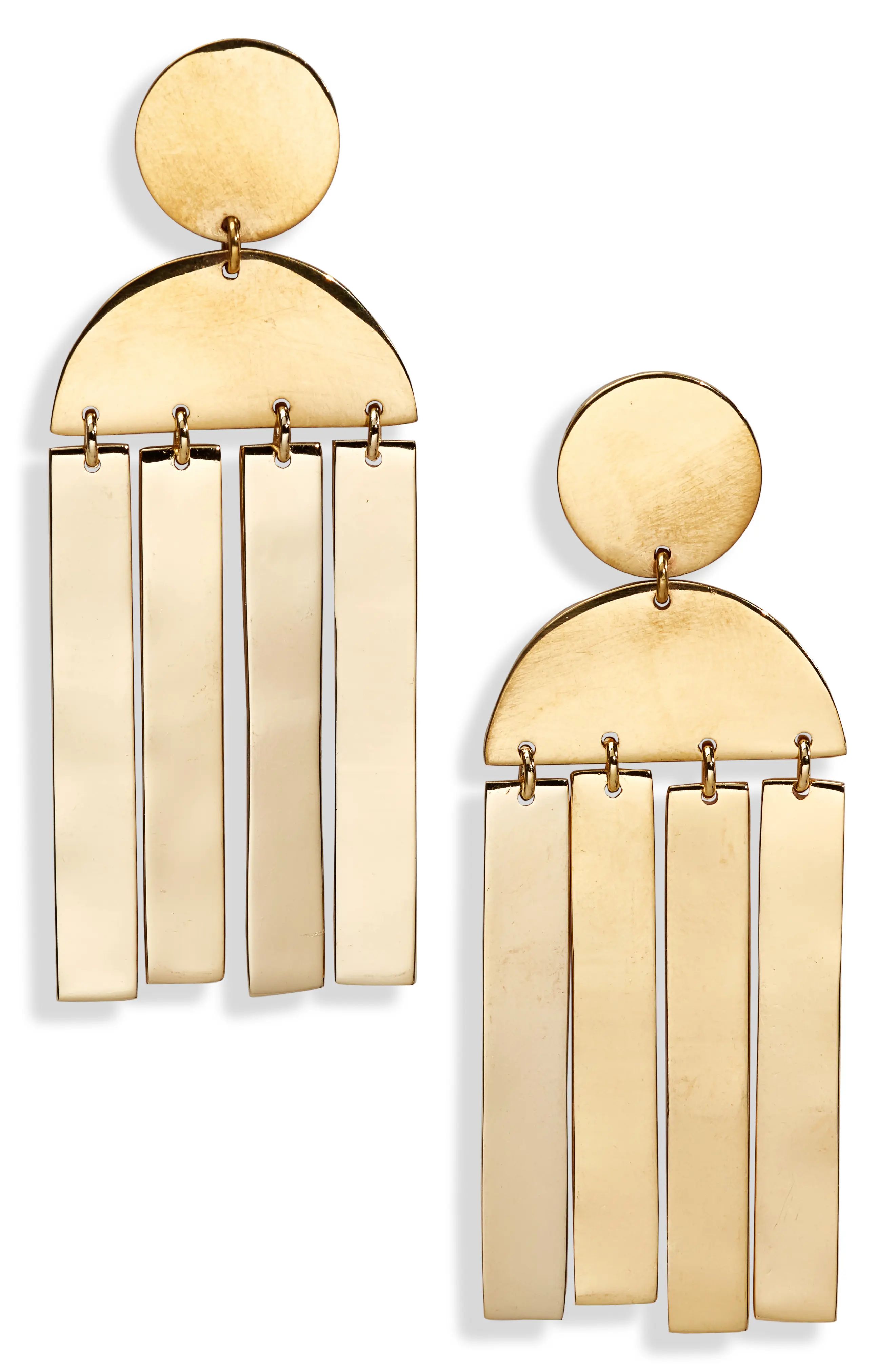 SOKO Maxi Cala Drop Earrings in Gold at Nordstrom | Nordstrom