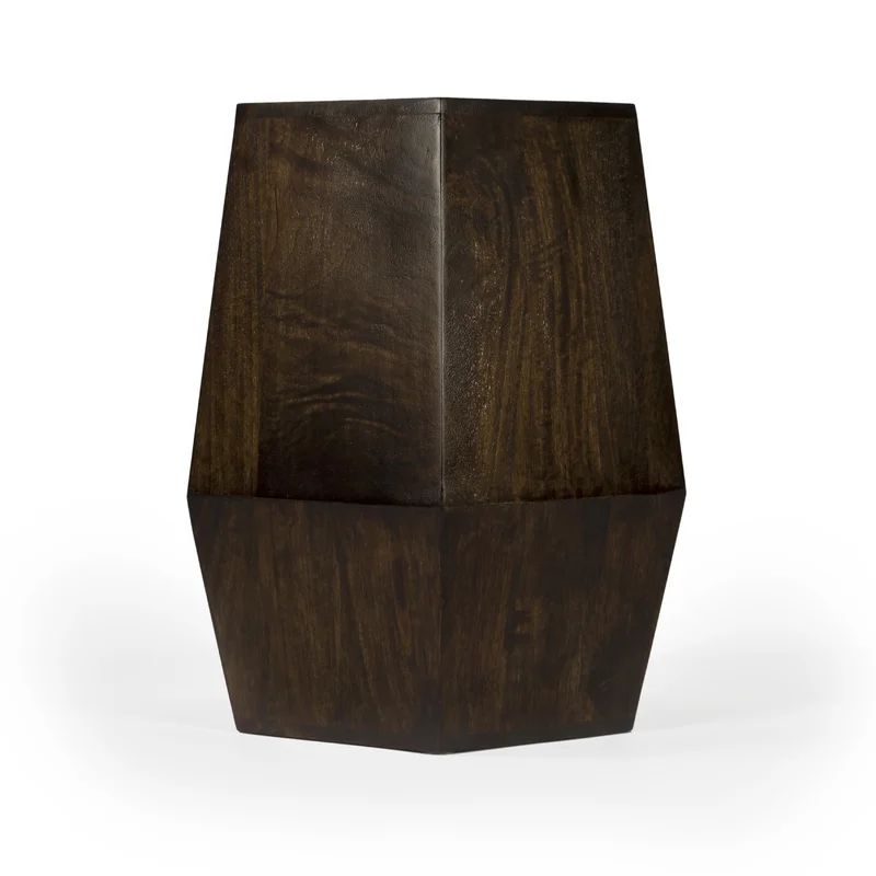 Dixon 18.5'' Tall Solid Wood Block End Table | Wayfair North America