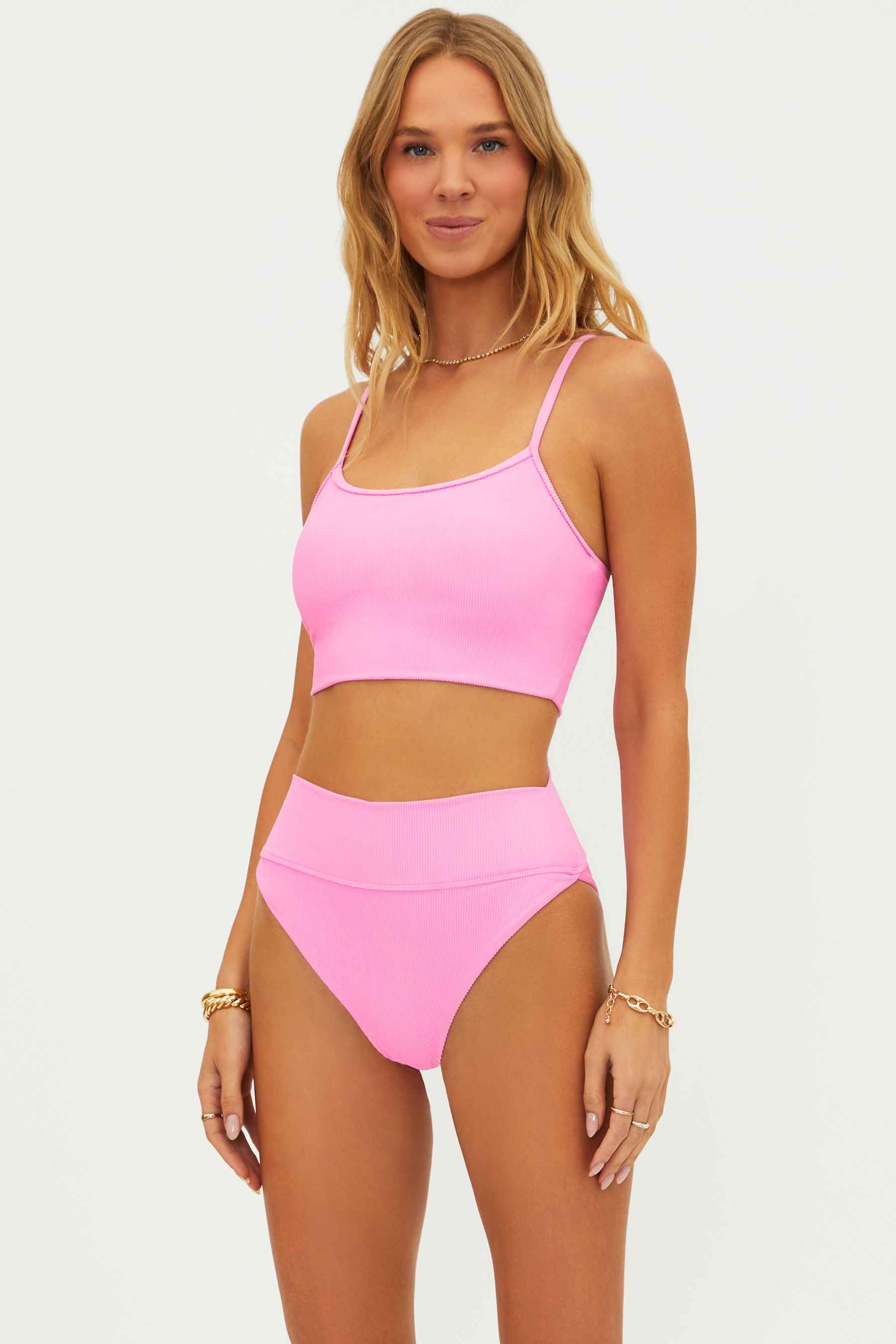 Elara Top Prism Pink | Bikini Top | Beach Riot | Beach Riot