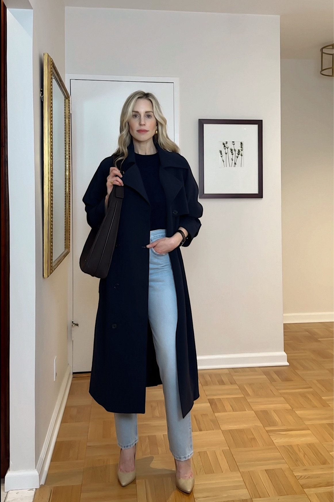 A trench coat is a wardrobe must-have! Navy is a great alternative to the traditional beige! 

@michaelkors Mkpartner 

#LTKStyleTip #LTKSeasonal #LTKOver40