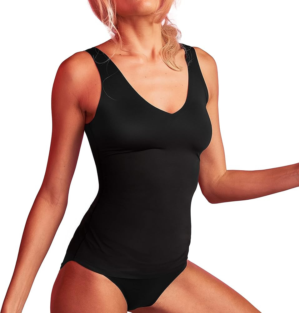 EBY Seamless Womens Tank: Camisole Shapewear Tank Tops for Women, Lightweight Compression & Breat... | Amazon (US)
