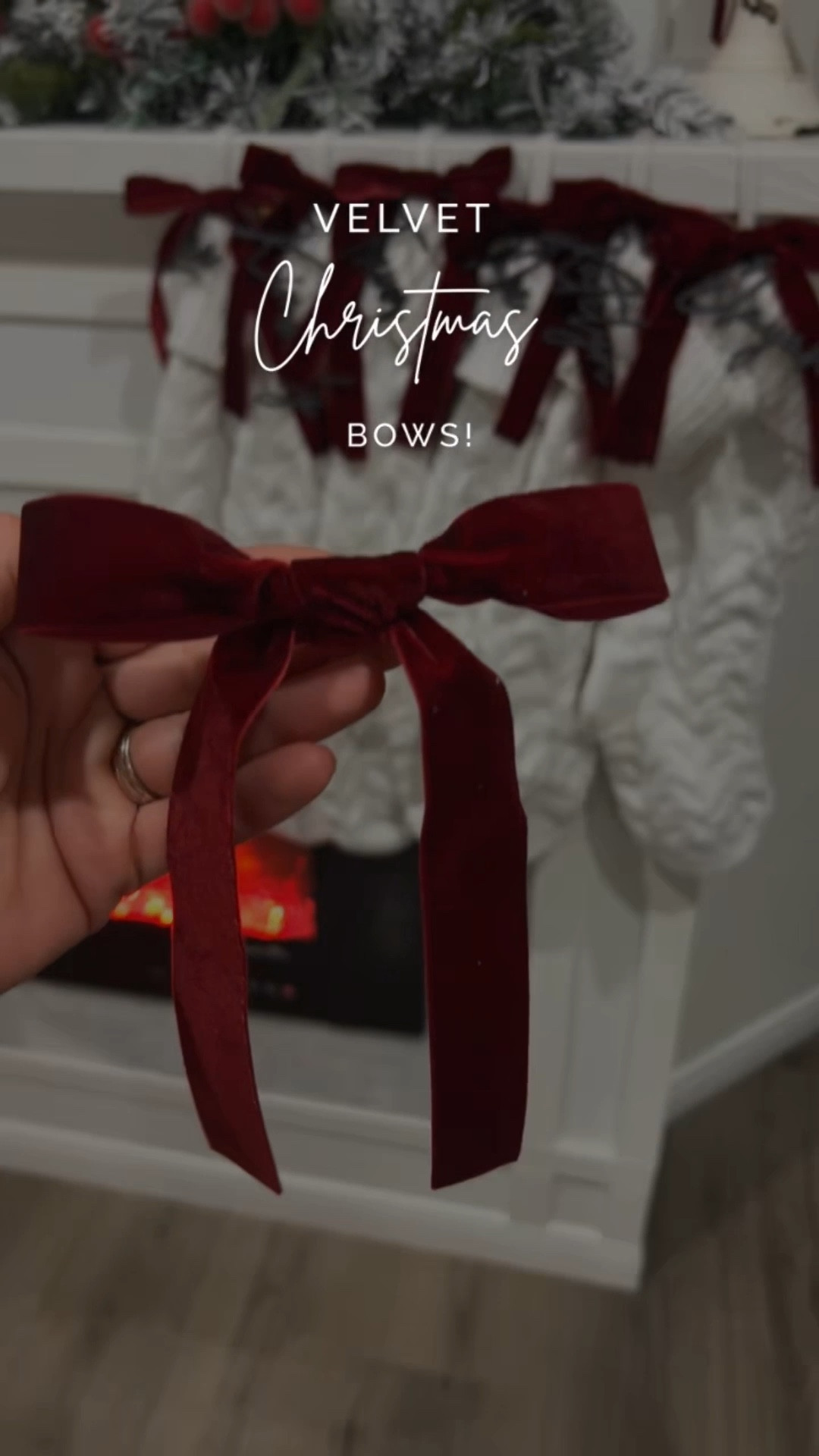 Velvet Christmas bows! 

#LTKHoliday #LTKHome #LTKSeasonal