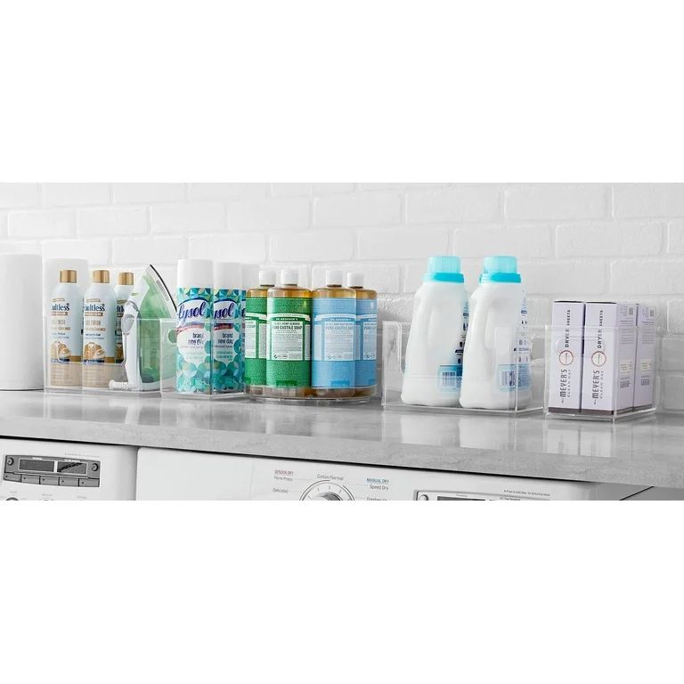 The Home Edit 5-Piece Clear Laundry Organizing System | Walmart (US)