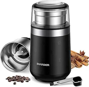 SHARDOR Super Silent Coffee Grinder Electric, Herb Grinder, Spice Grinder, Coffee Bean Grinder, E... | Amazon (US)