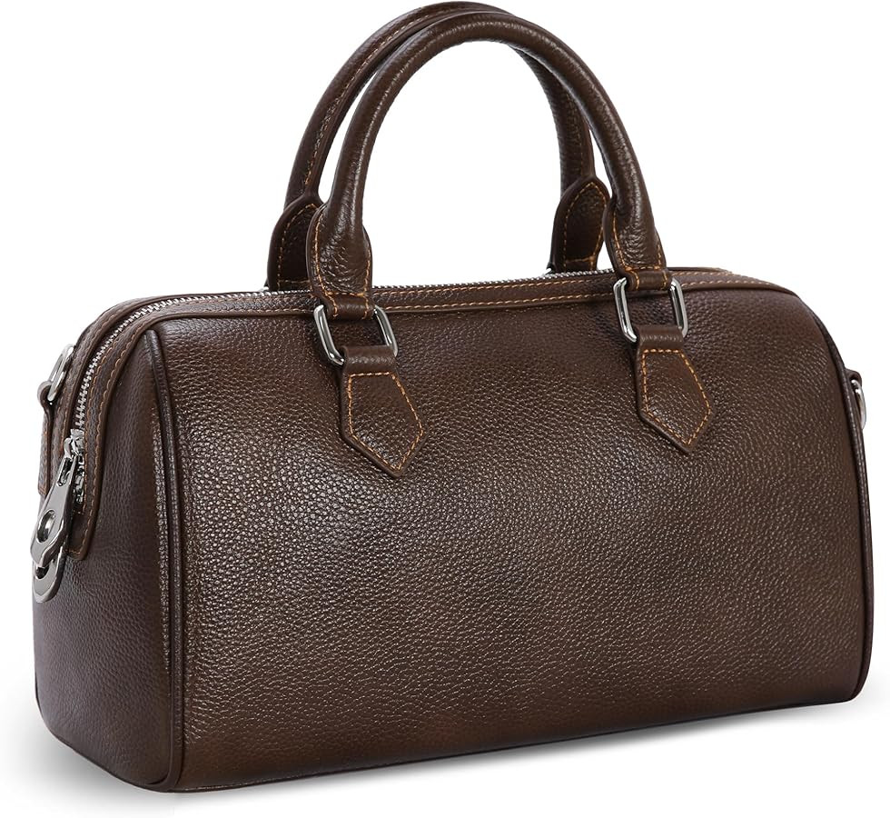 HESHE Leather Top Handle Bags for Women Leather Purses Tote Bag Satchel Handbags Shoulder Bag Des... | Amazon (US)