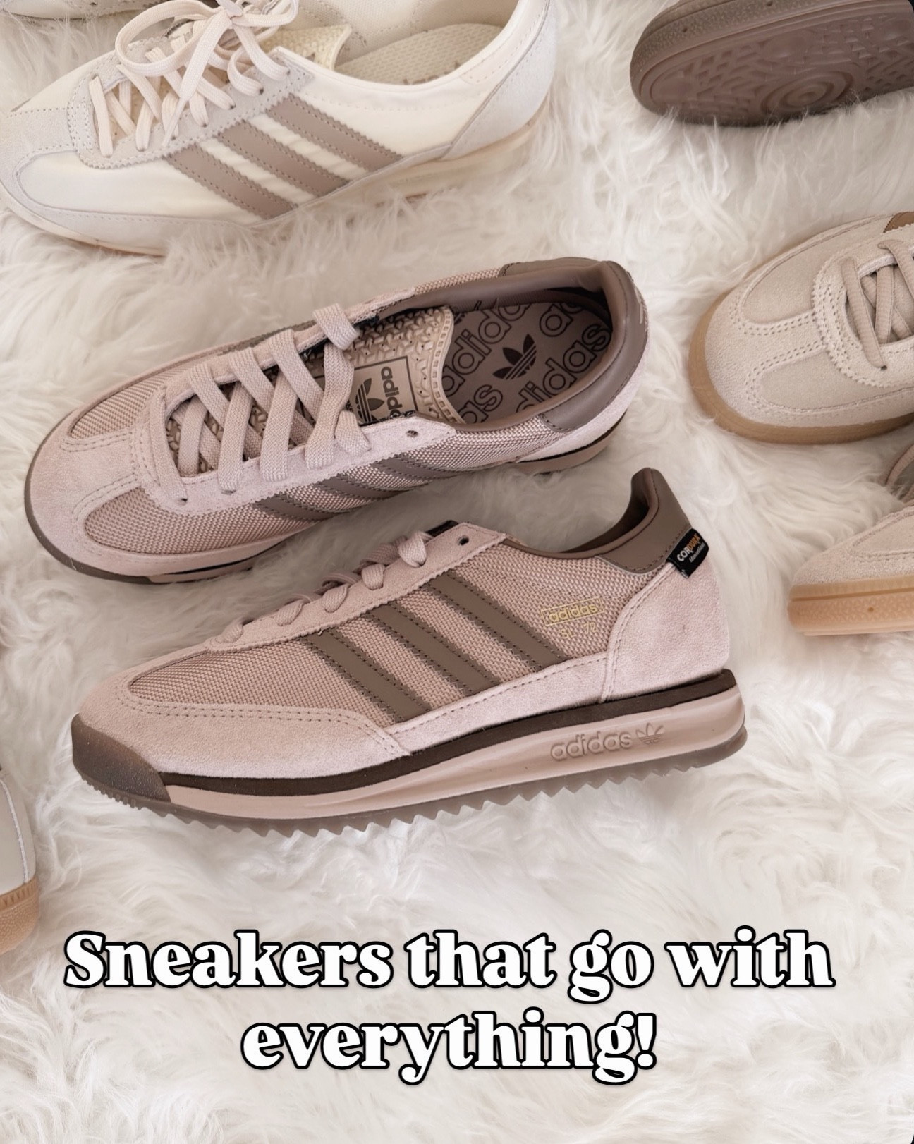 These are the sneakers I keep grabbing. Neutral, comfy, and they seriously work with everything.

winter sneakers women, neutral sneakers women, everyday sneakers winter, casual winter outfit shoes, adidas sneakers women neutral, winter walking sneakers, travel sneakers women, comfy sneakers for winter outfits

#LTKootd #LTKgrwm #LTKOver40