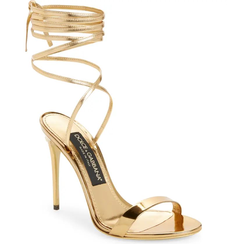 Dolce&Gabbana Keira Lace-Up Sandal | Nordstrom | Nordstrom