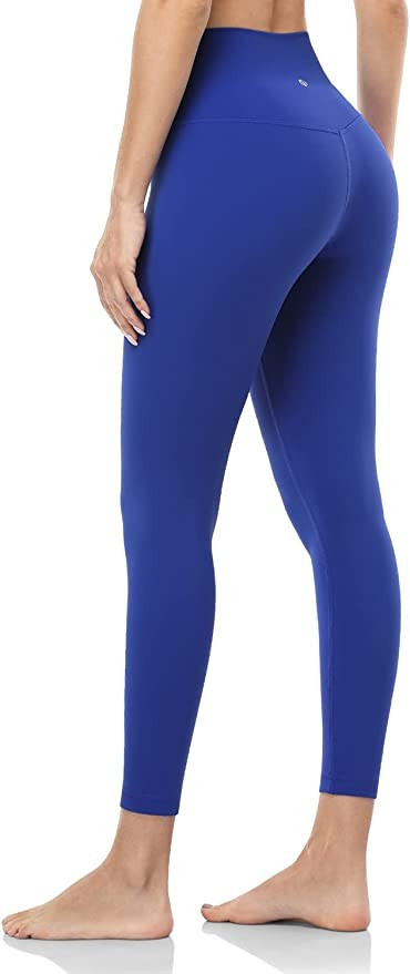 HeyNuts Pure&Plain 7/8 Athletic Leggings for Women Tummy Control Yoga Pants 25'' | Amazon (US)