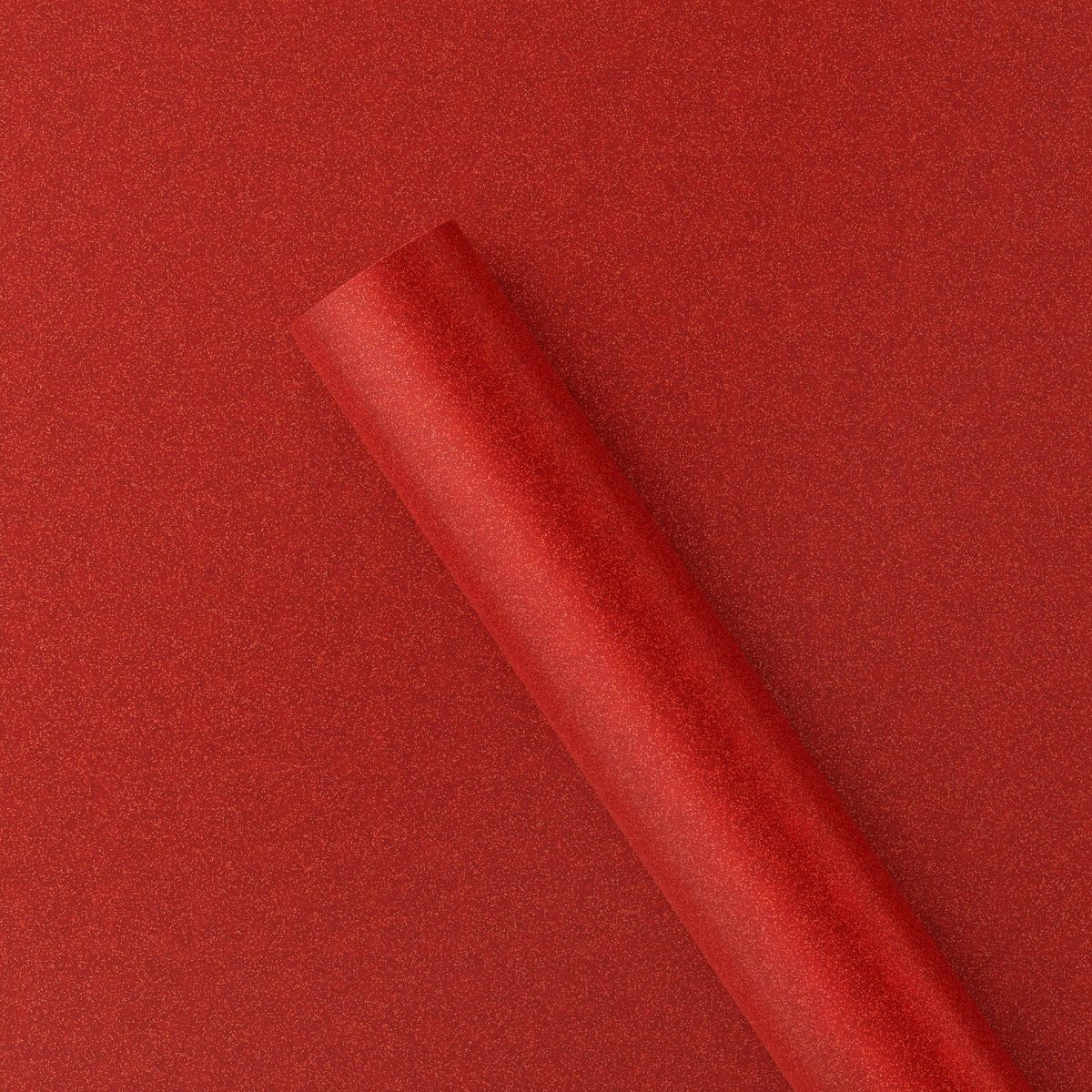 20 sq ft Glittered Christmas Gift Wrap Red - Wondershop™ | Target